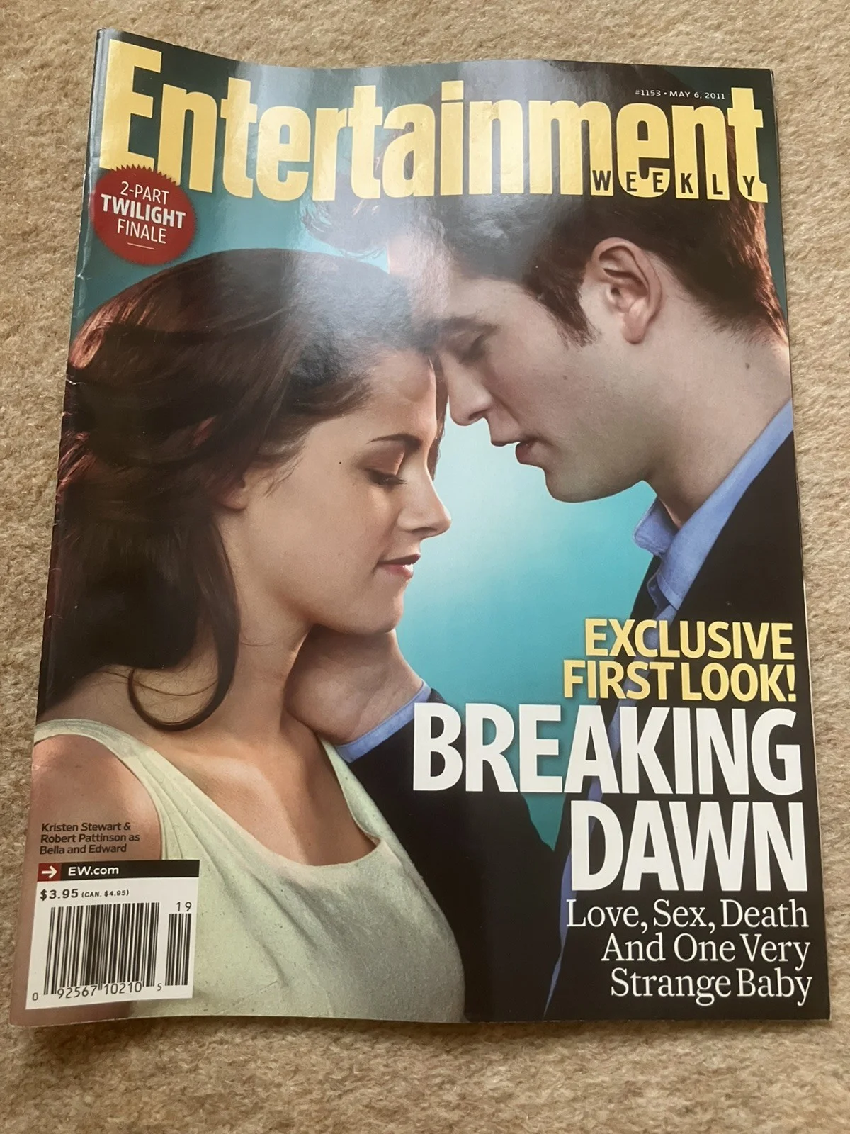 Entertainment Weekly magazine - Twilight Breaking Dawn - Issue #1153 - 2 covers, image 3