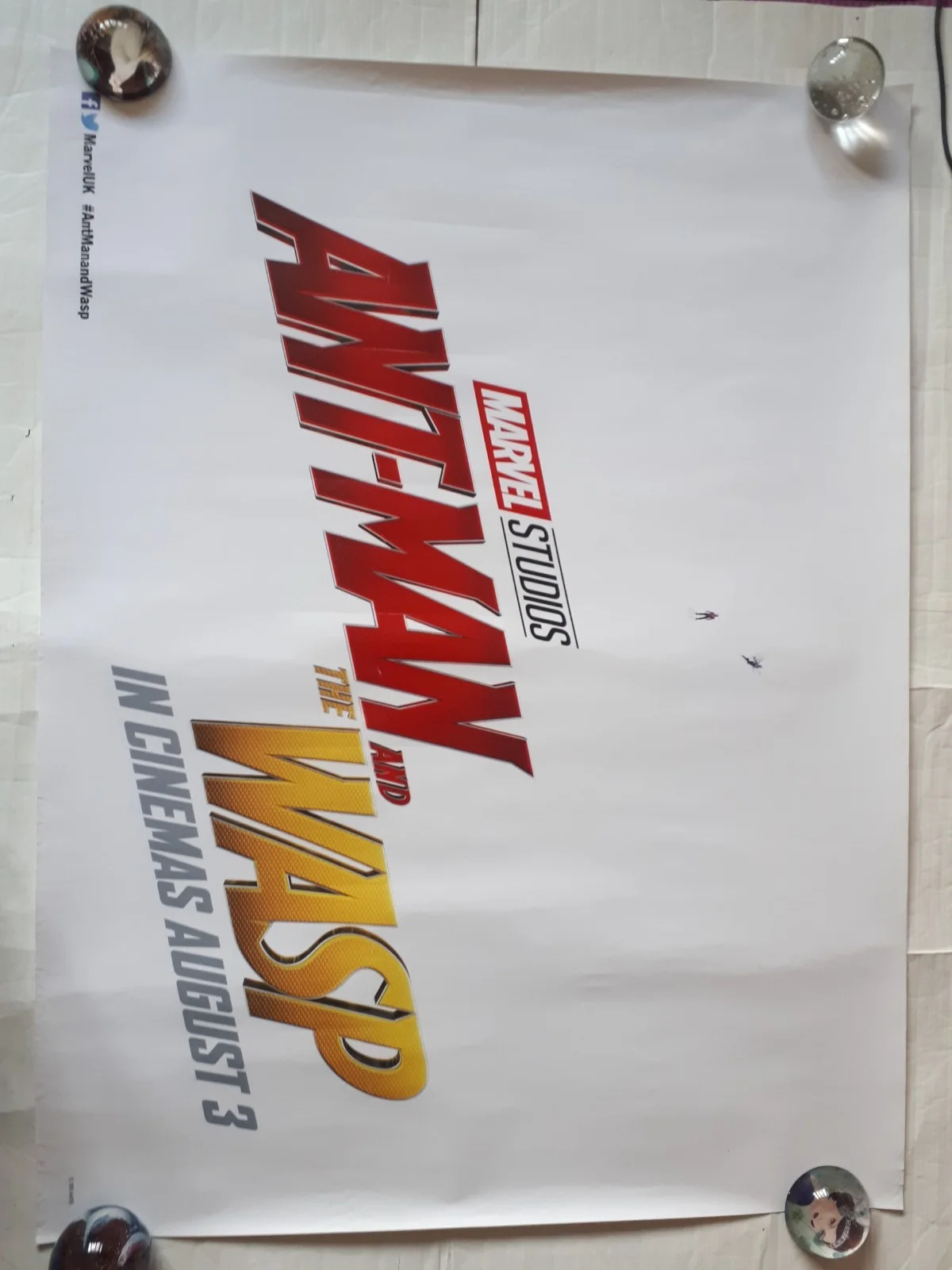Ant-man and Wasp 2018 marvel original poster UK Quad 30x40", image 4