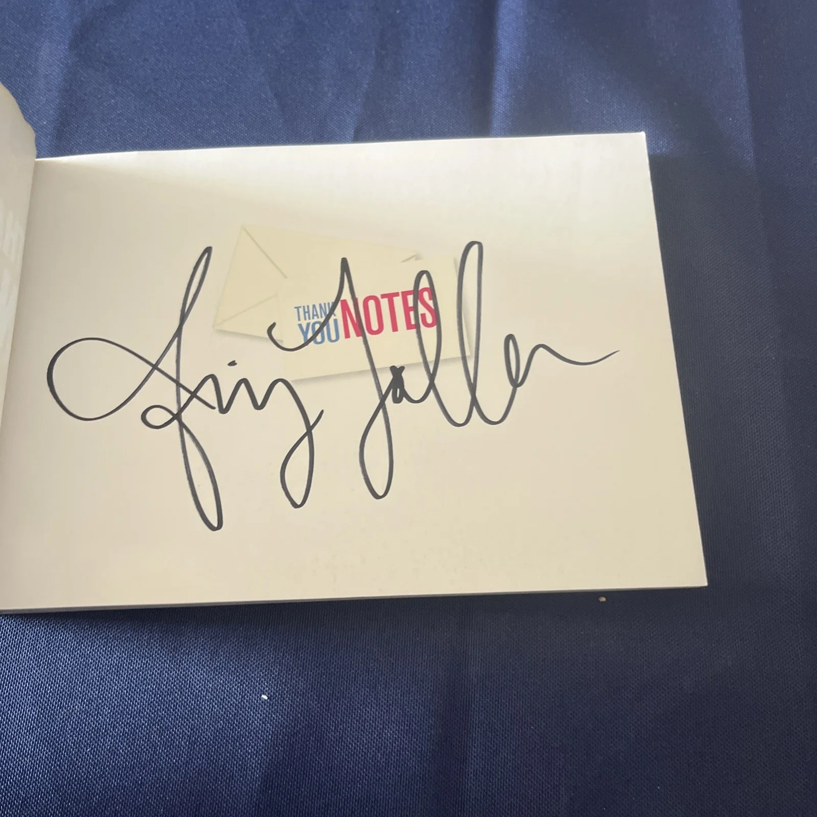 Jimmy Fallon — Jimmy Fallon Autographed Thank You Notes Book 1st Edition Tonight Show Rare HTF, изображение 2