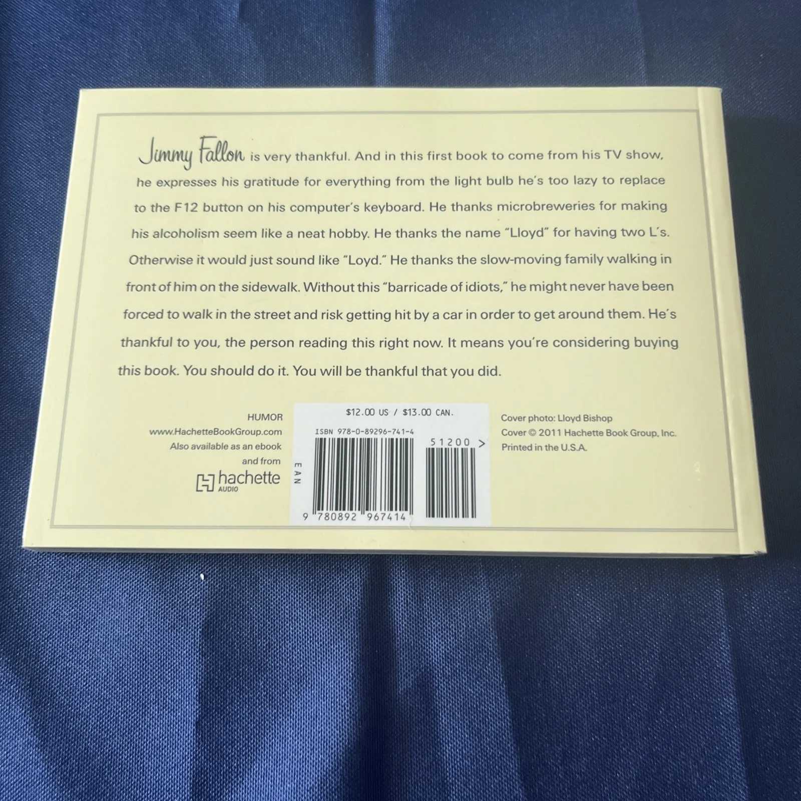 Jimmy Fallon — Jimmy Fallon Autographed Thank You Notes Book 1st Edition Tonight Show Rare HTF, изображение 3
