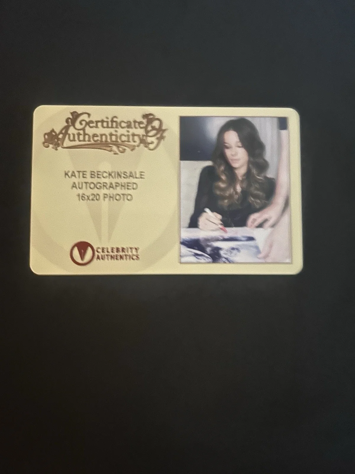 Kate Beckinsale Autographed Underworld Blood Wars 16x20 Metallic Photo, изображение 4