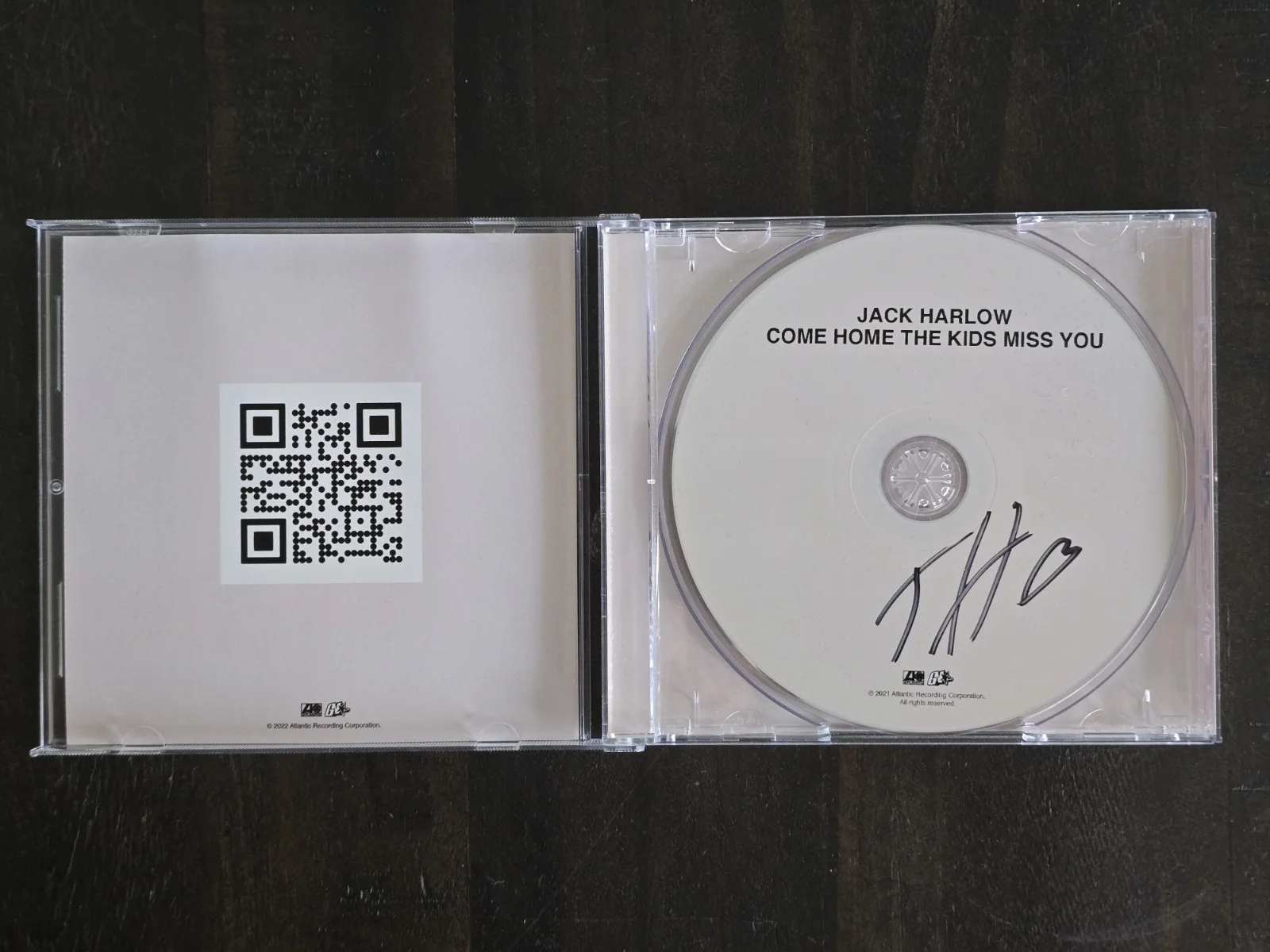 Jack Harlow Come Home The Kids Miss You Signed CD Autographed Original, image 2