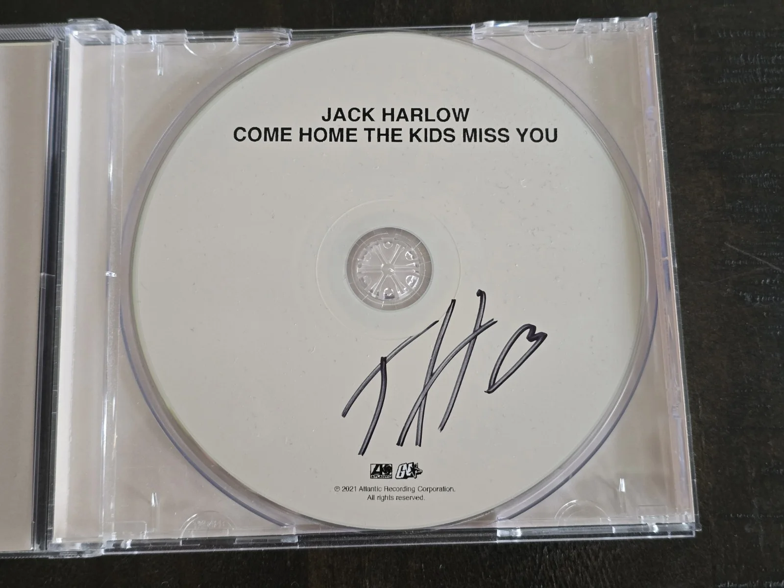 Jack Harlow Come Home The Kids Miss You Signed CD Autographed Original, image 3