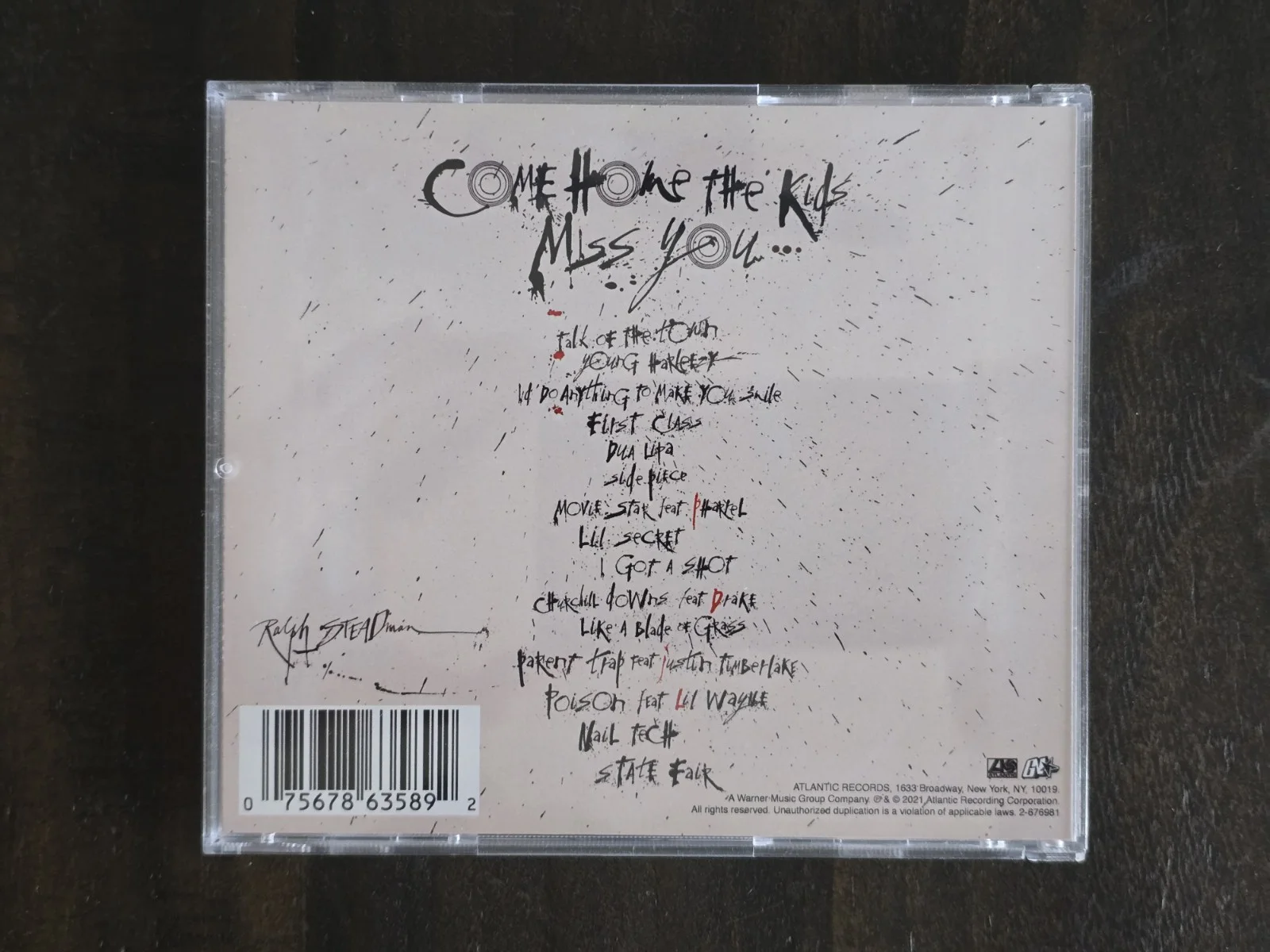 Jack Harlow Come Home The Kids Miss You Signed CD Autographed Original, image 5