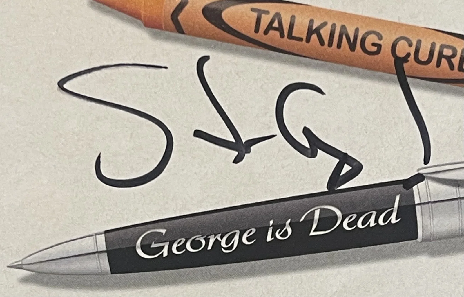 Steve Guttenberg, Marlo Thomas — "Relatively Speaking" Opening Night Broadway Playbill signed Thomas & Guttenberg, image 4