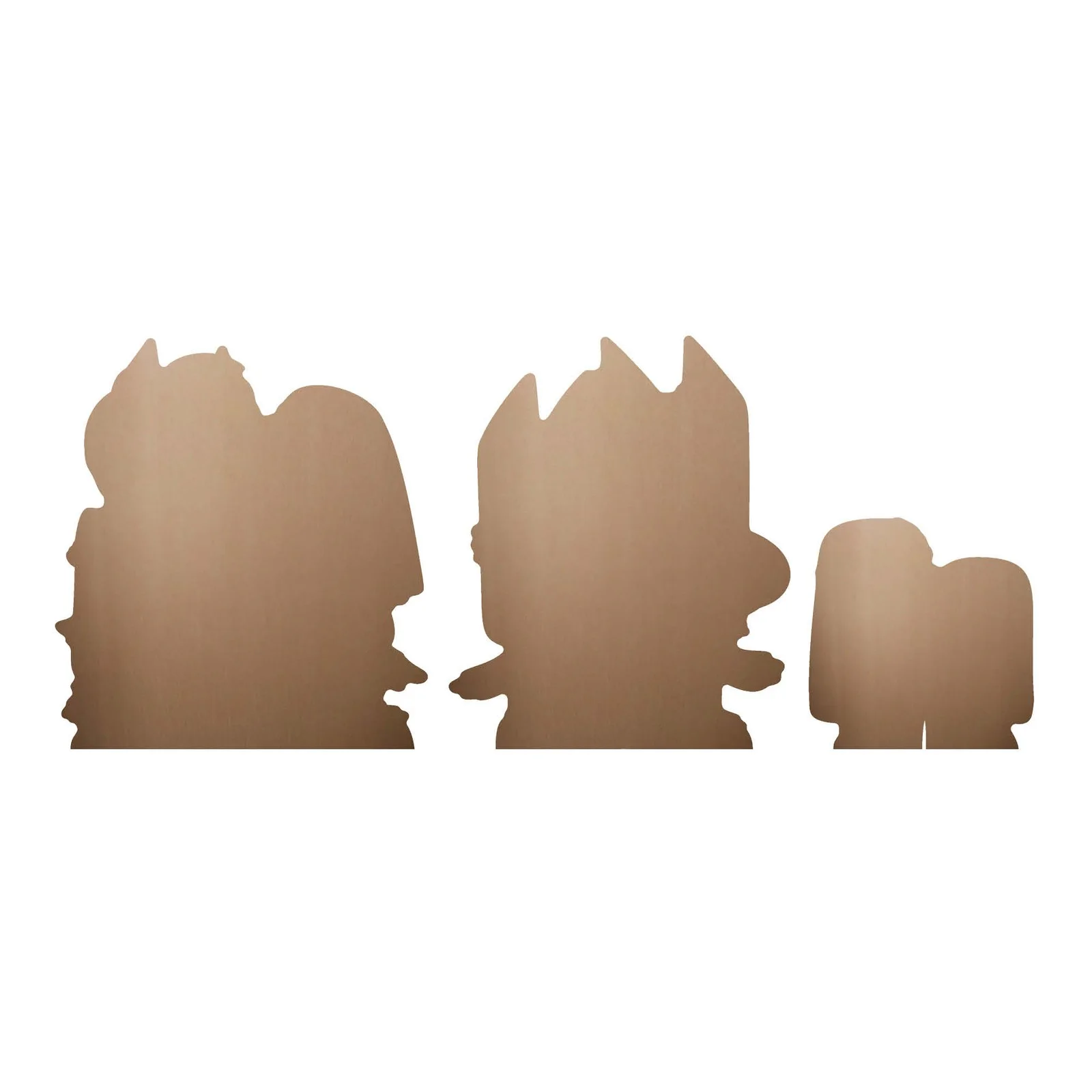 Bluey Family Shelf Top Cardboard Cutouts Pack of 3 21cm Desk Standees, изображение 2