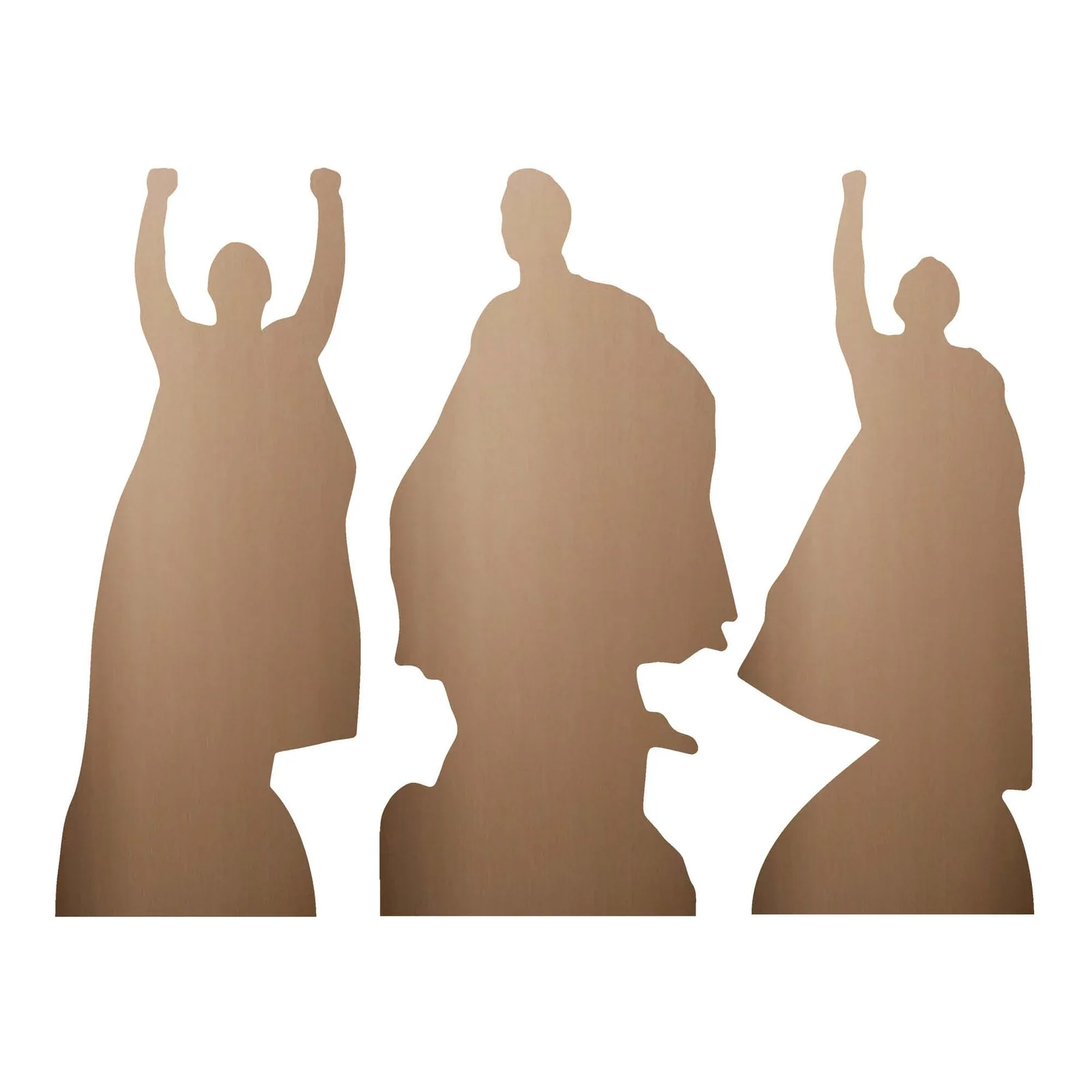 Superman 2025 Live Action Look Up Cardboard Shelf Top Pack of 3 Tabletops, изображение 2