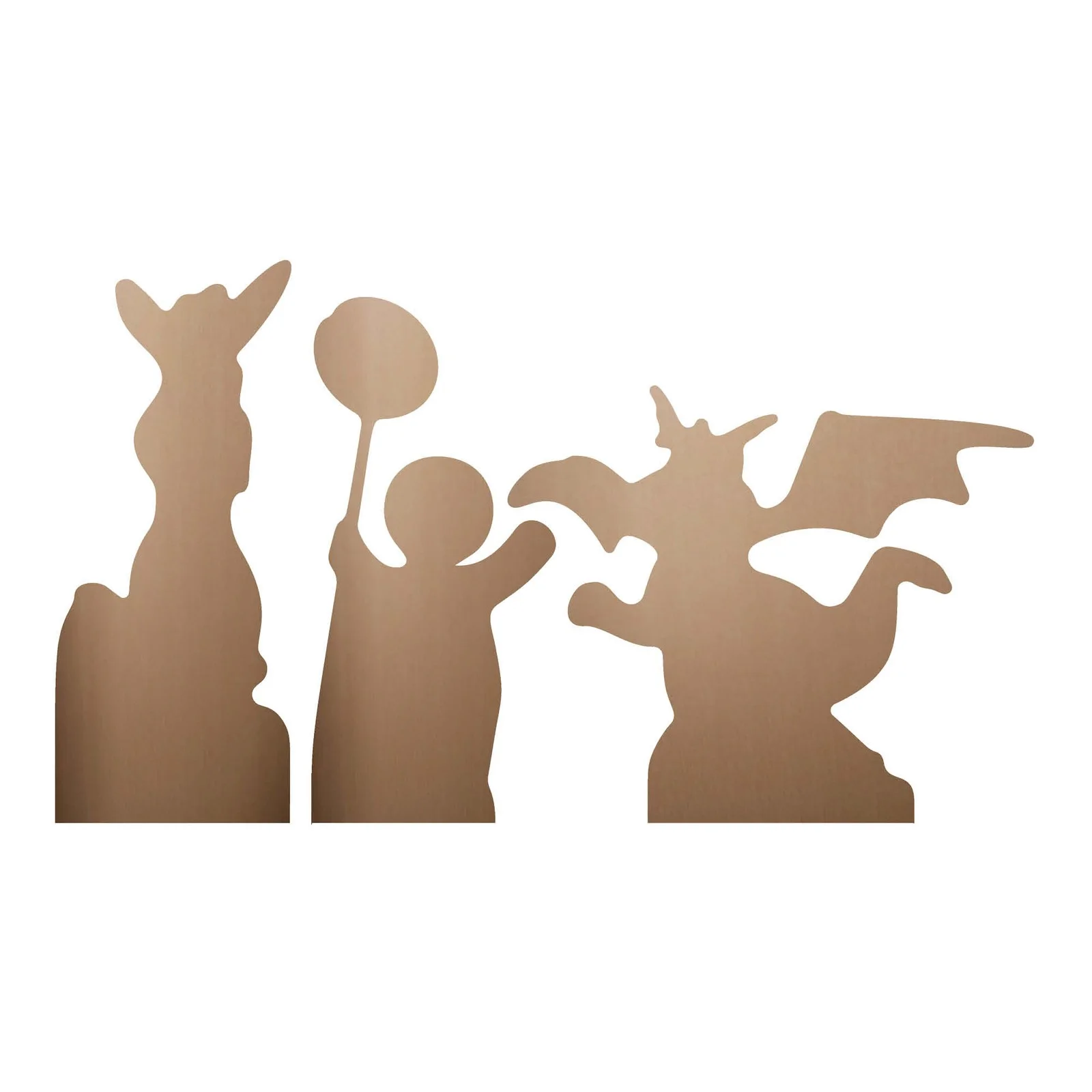 Shrek Shelf Top Pack Gingy Donkey and Dragon Desk Standees Set of 3, image 2