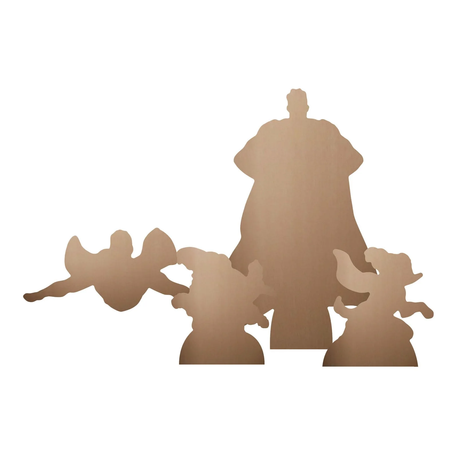 Superman Cartoon Shelf Top Cardboard Cutouts Pack of 4 Mini Standees, image 2