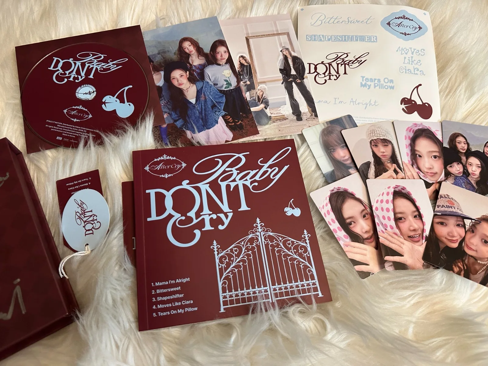Baby DONT Cry - ALL MEMBER Autograph(Signed) PROMO ALBUM KPOP, изображение 4