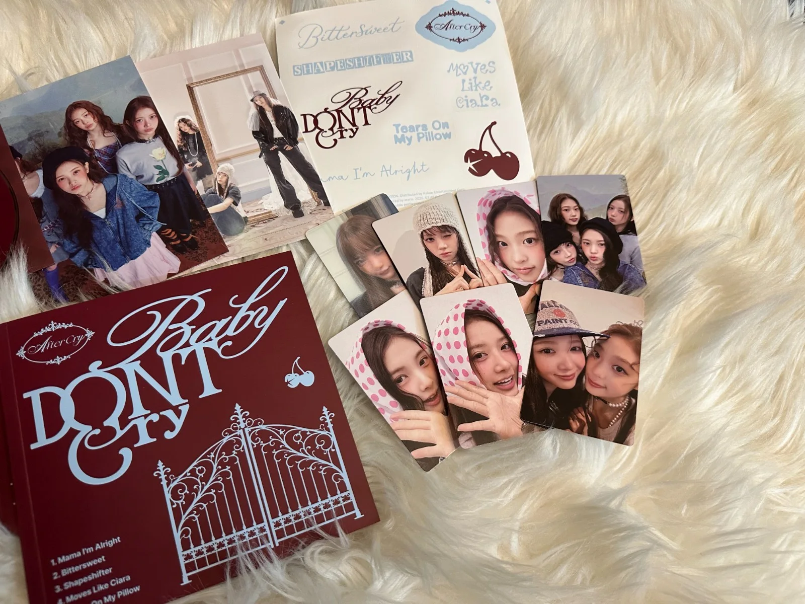 Baby DONT Cry - ALL MEMBER Autograph(Signed) PROMO ALBUM KPOP, изображение 5