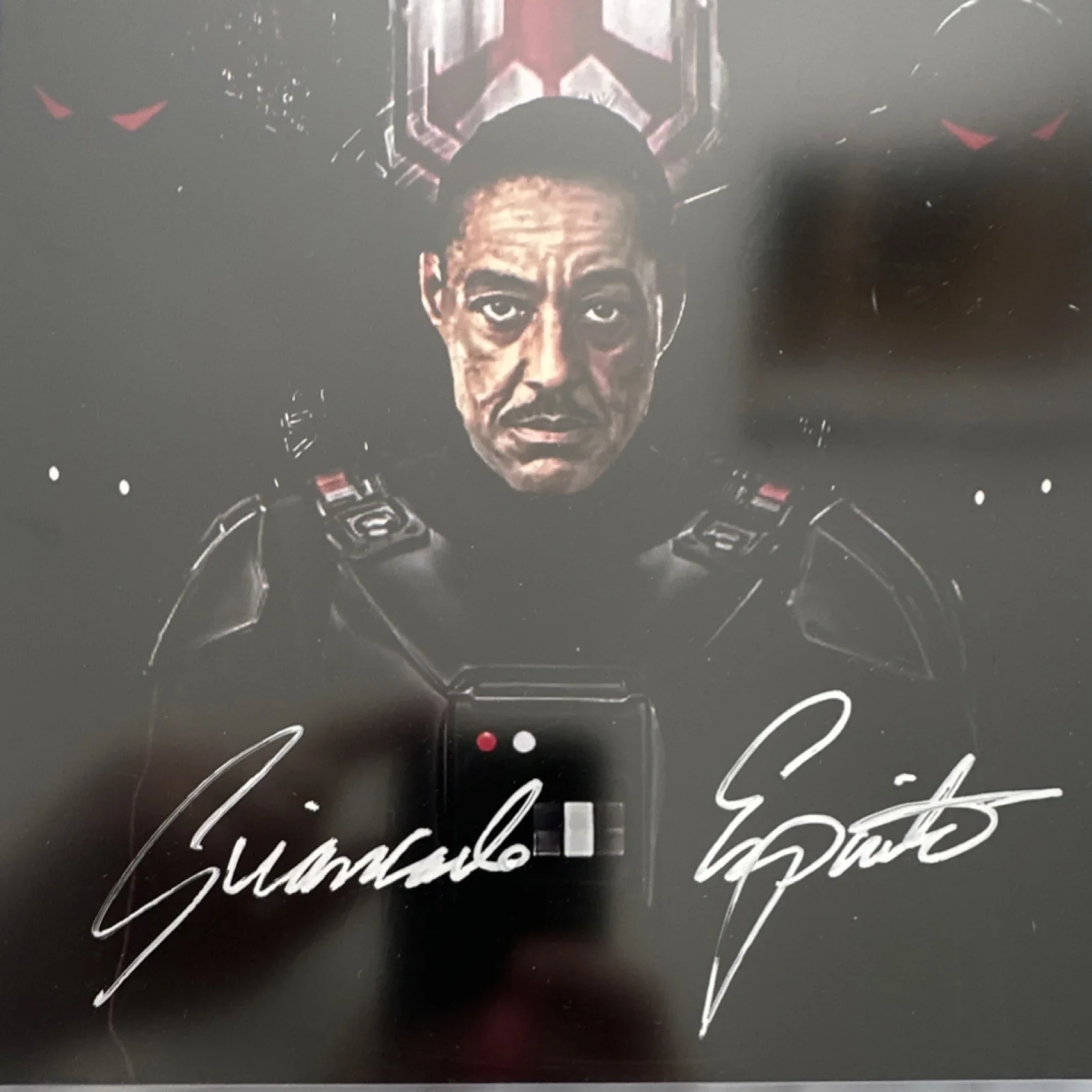 Giancarlo Esposito — Giancarlo Esposito Autographed Original Photo Movie Signed. The Mandalorian, изображение 2