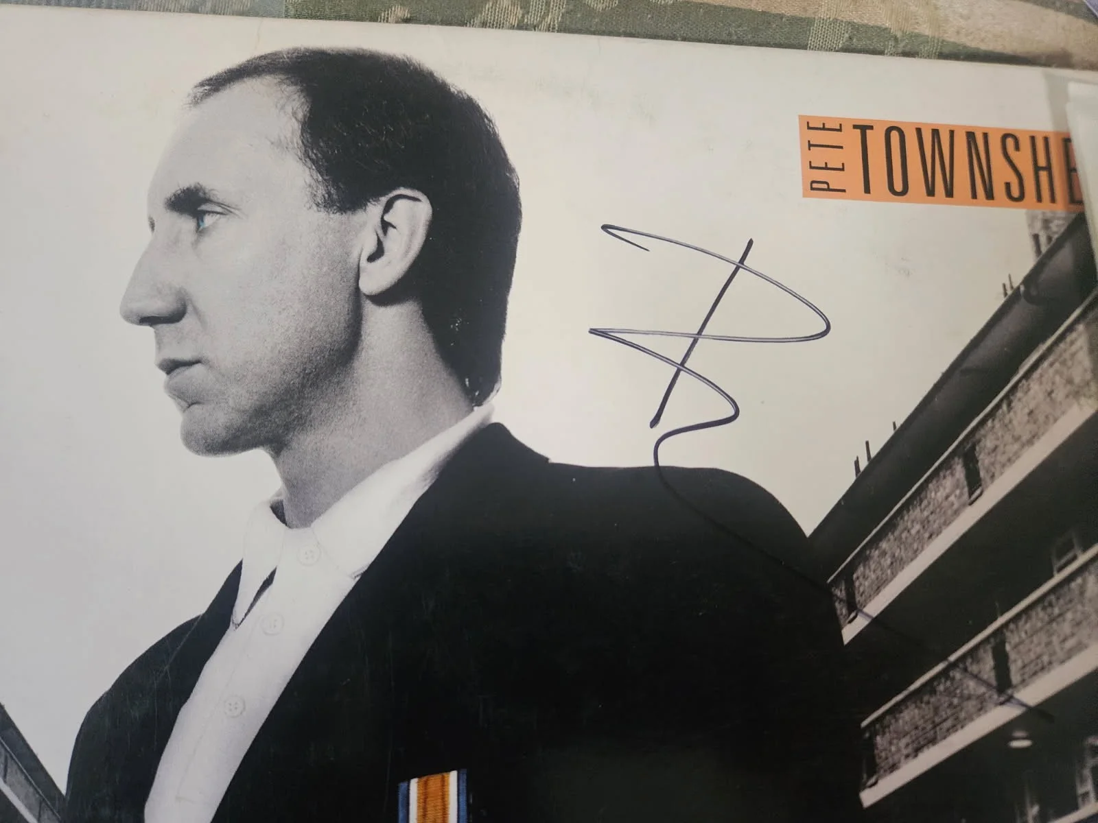 The Who Pete Townsend Autographed White City Album PSA DNA Certified, изображение 2