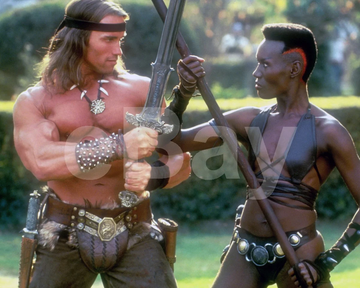 Conan the Destroyer (1984) Arnold Schwarzenegger, Grace Jones 16x12 Photo Poster, изображение 4