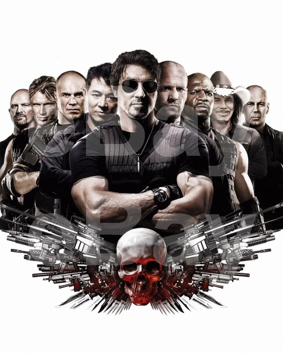 The Expendables (2010) Cast 16x12 Photo Poster Print, изображение 4
