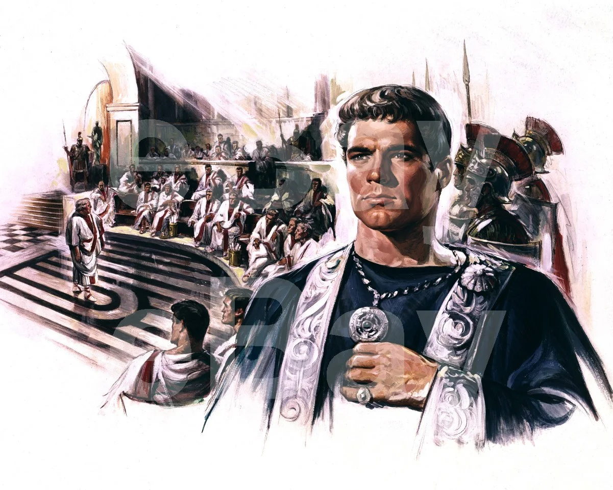 Spartacus (1960) Poster Art John Gavin 16x12 Photo Poster Print, изображение 4