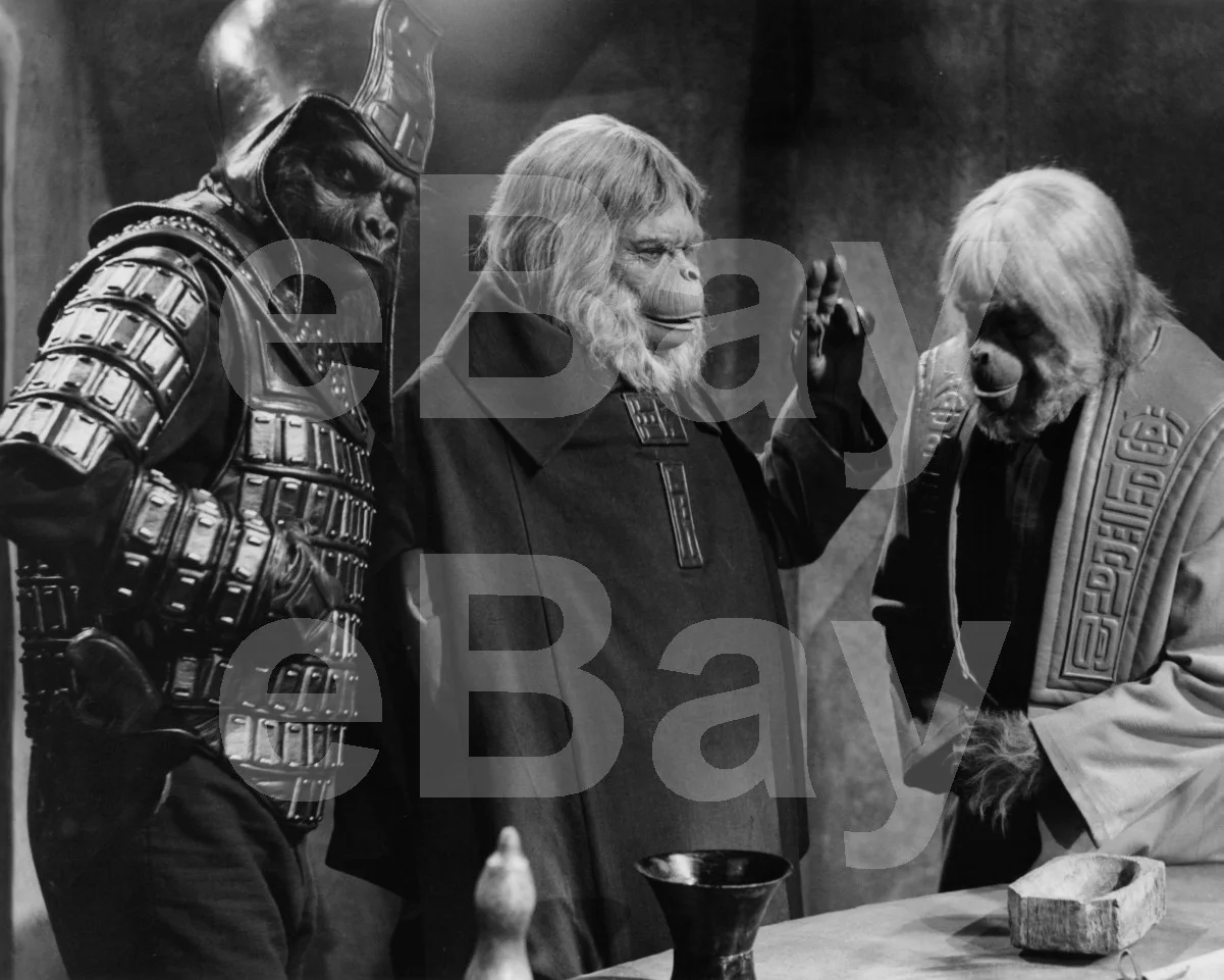 Beneath the Planet of the Apes (1970) James Gregory, Maurice Evans 16x12 Photo, изображение 4