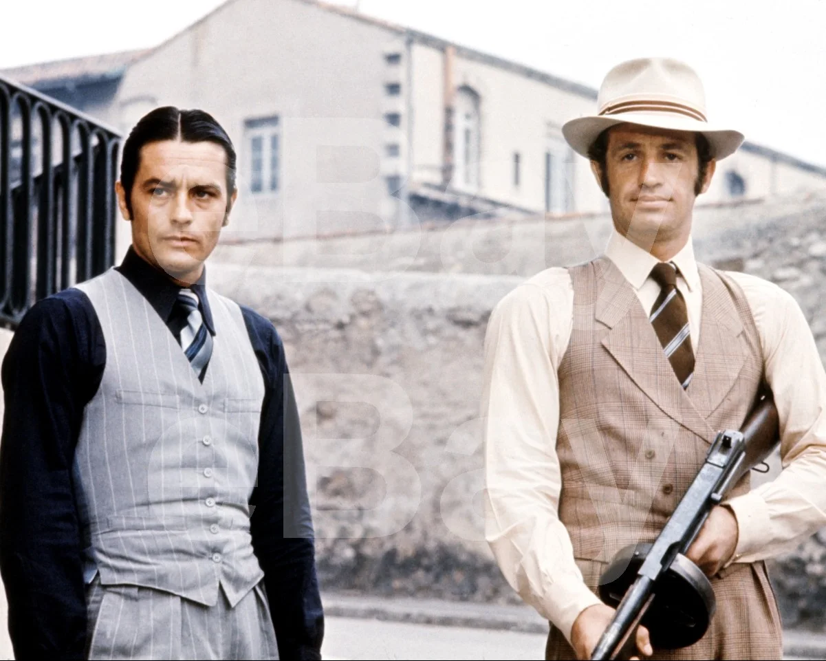 Borsalino (1970) Jean-Paul Belmondo, Alain Delon 16x12 Photo Poster Print, изображение 4