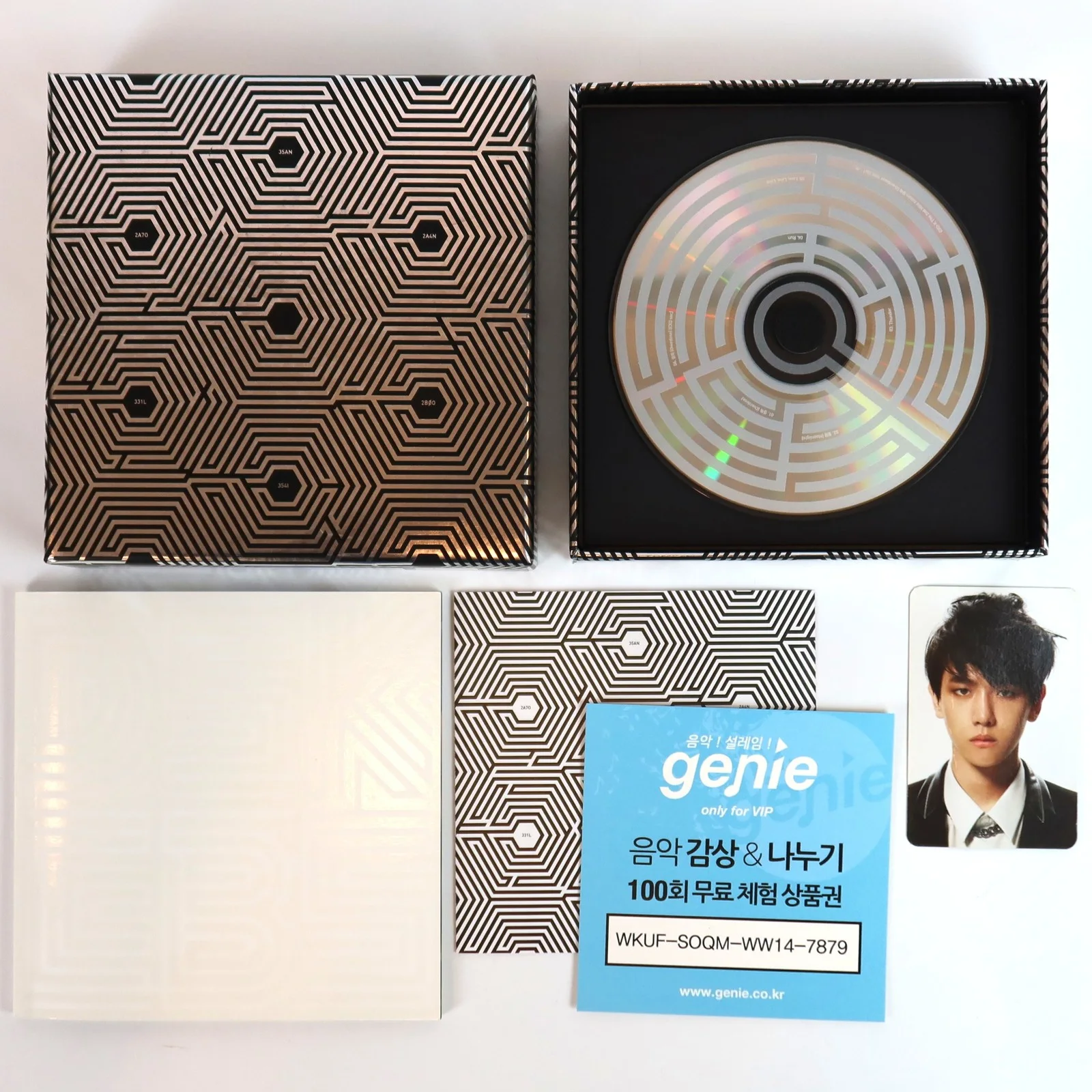 Exo-K - Overdose 2nd Mini Album CD + Baekhyun Photocard 2014 [read], image 3