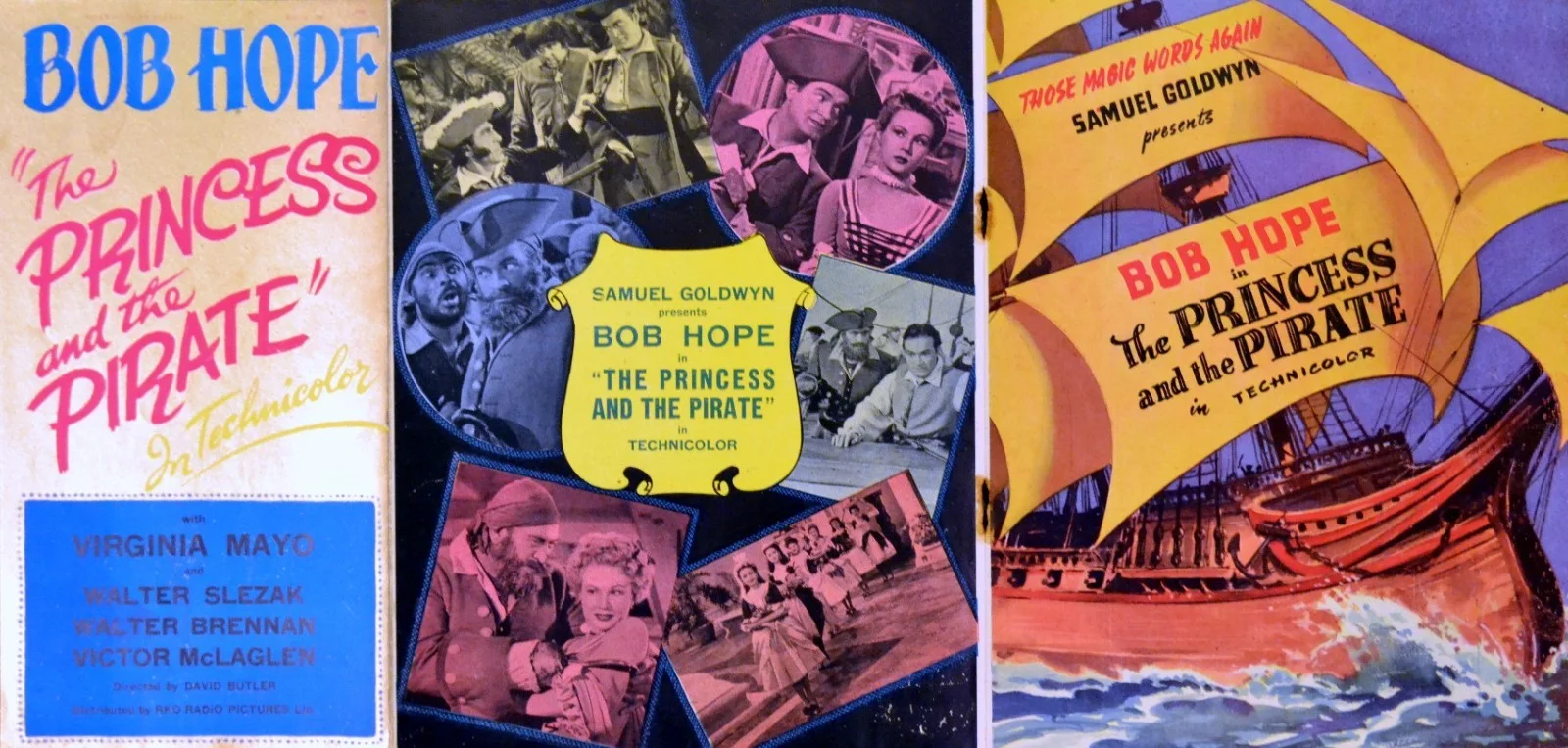 PRINCESS AND THE PIRATE 1945 Bob Hope, Virginia Mayo, Walter Slezak TRADE ADVERT, изображение 2