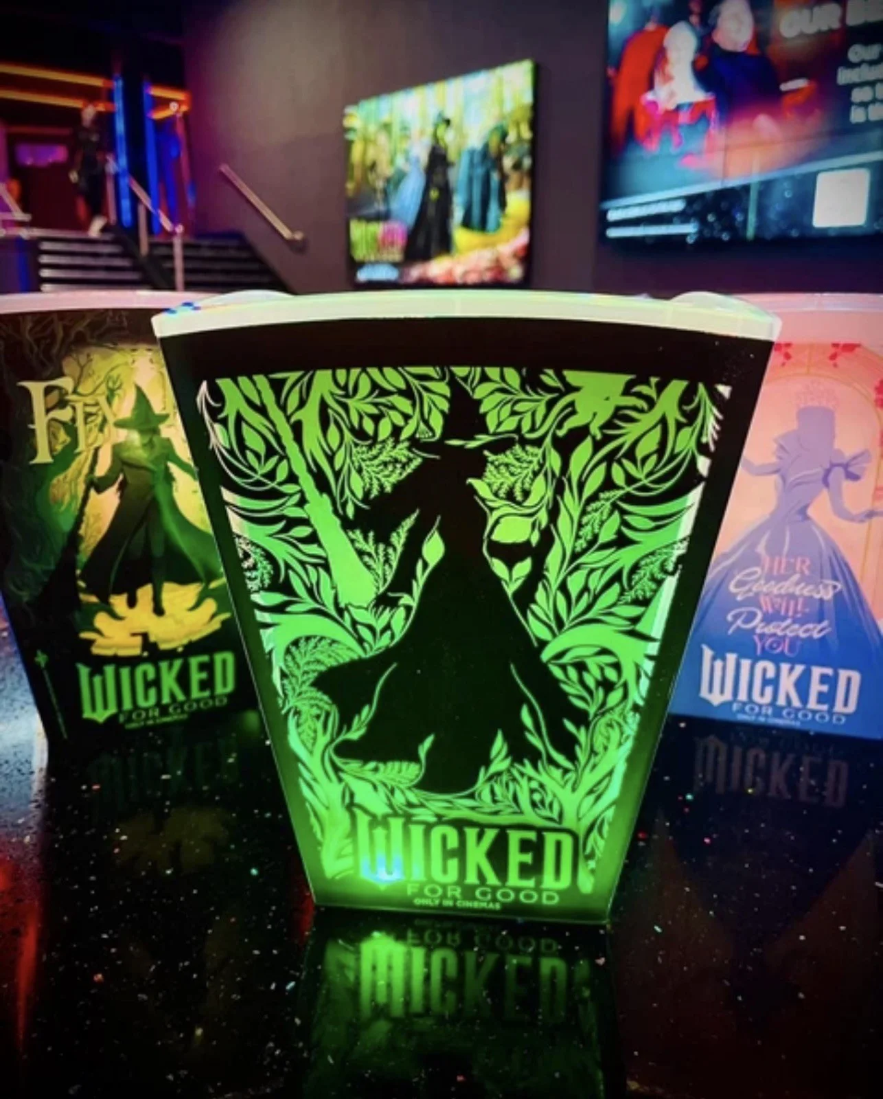 NEW Cinema Exclusive Merchandise Wicked For Good Popcorn Bucket & Cup 750ml, изображение 4