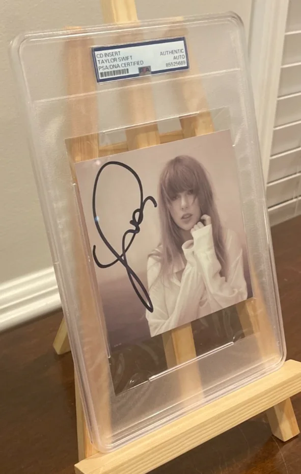 Taylor Swift Autographed CD Insert PSA DNA Certified Auto Slab Authentic, image 4