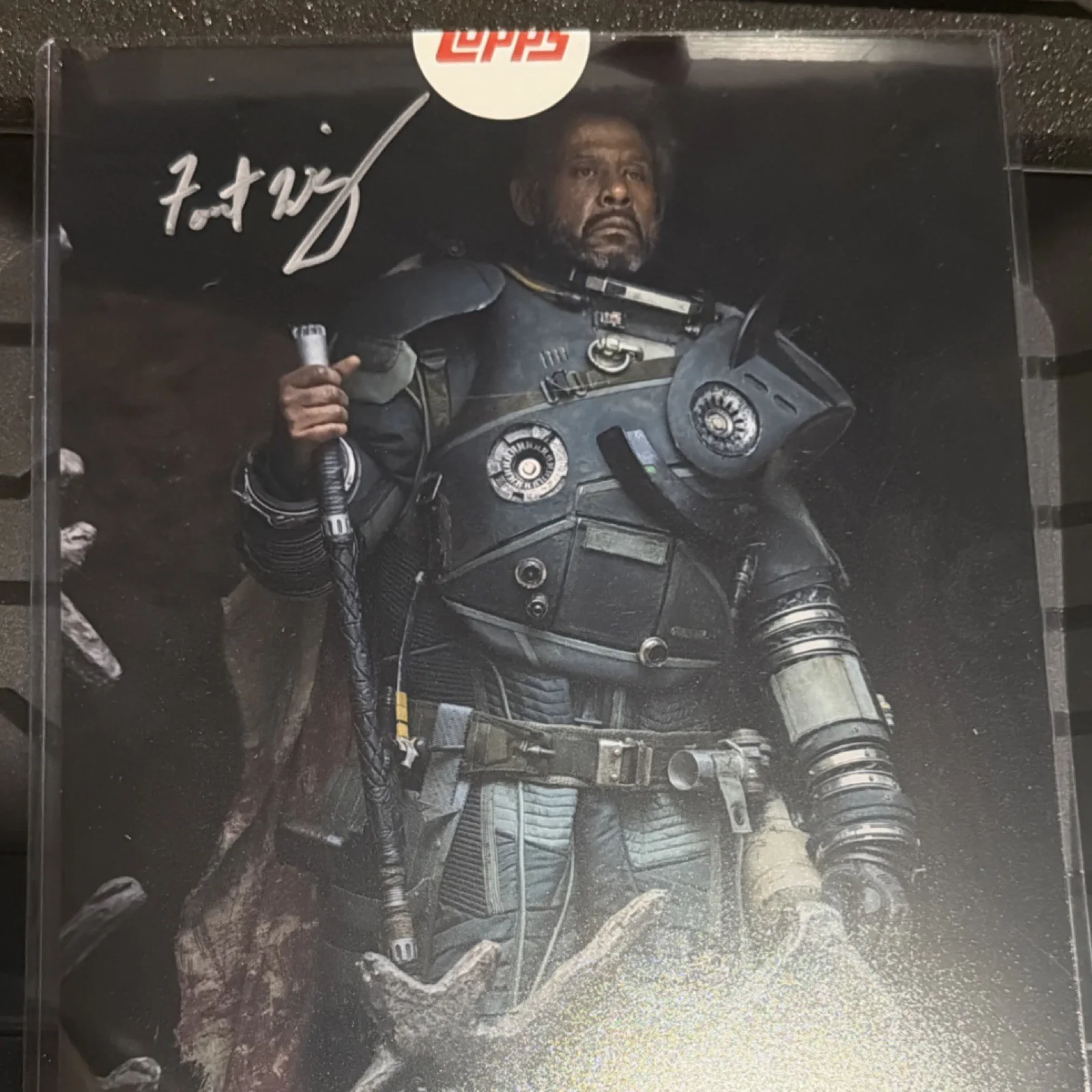Fett Wiz — Star Wars Original 8x10 Signed Photo Forest Whitaker Topps Authenticated, image 3