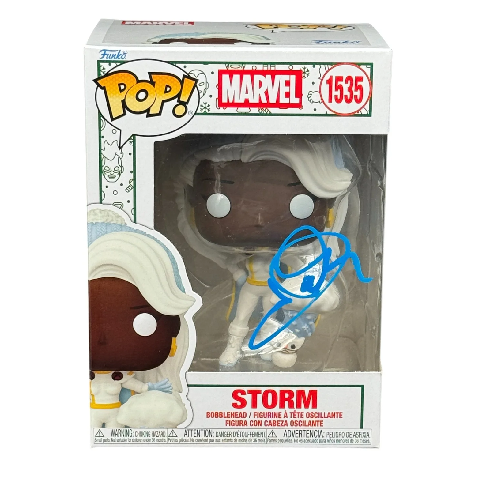 Halle Berry — Halle Berry Signed Marvel X-Men Storm Funko Pop 1535 Autographed Beckett BAS