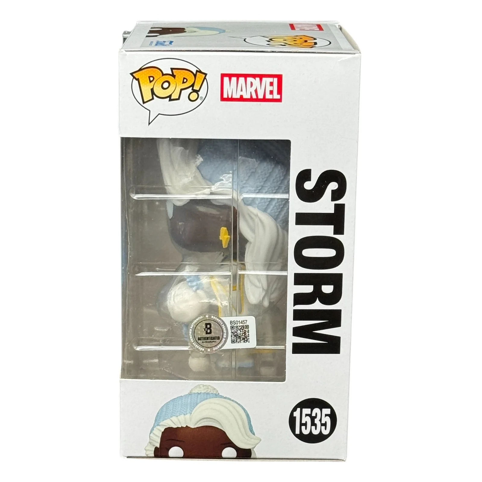Halle Berry — Halle Berry Signed Marvel X-Men Storm Funko Pop 1535 Autographed Beckett BAS, image 2