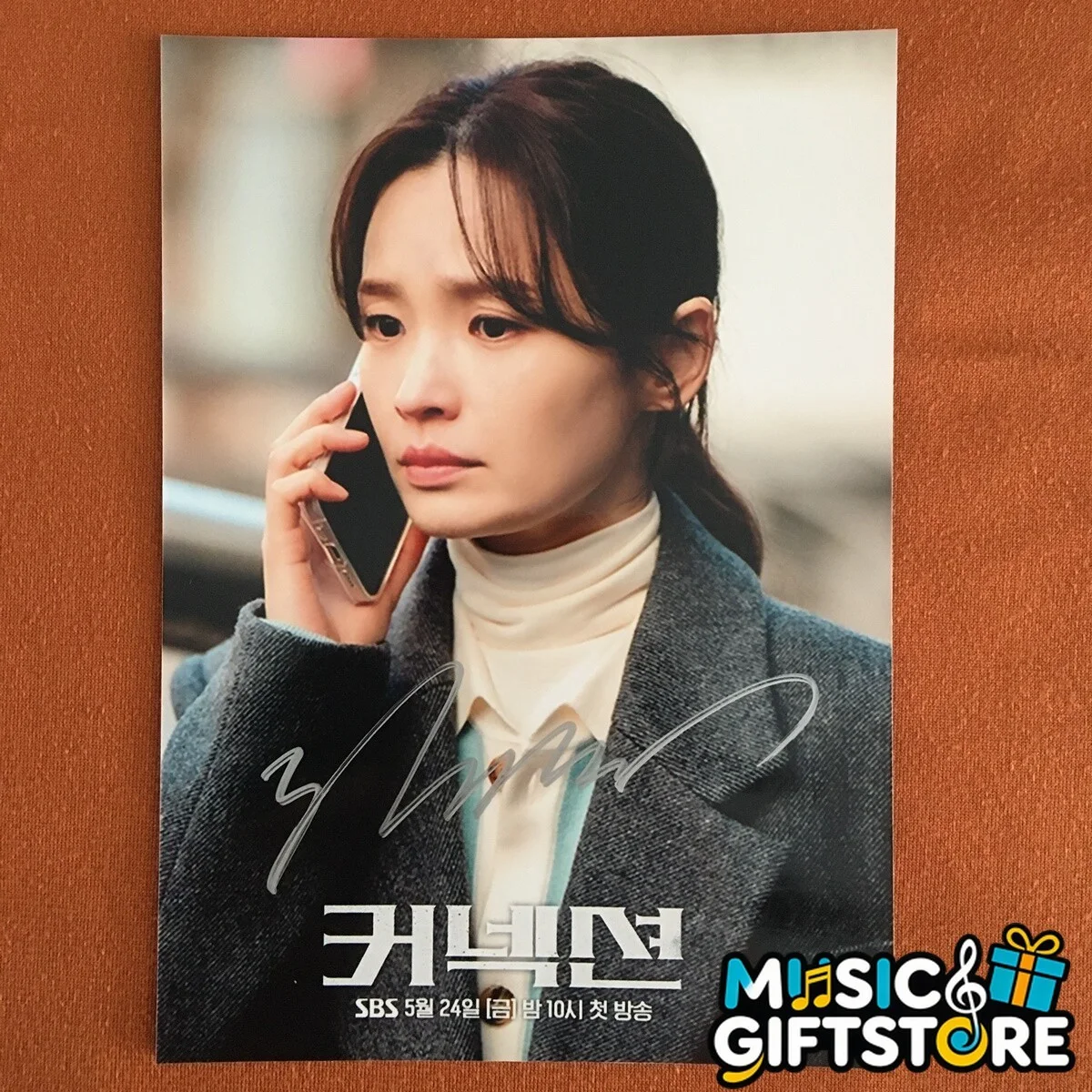 Connection Ji Sung Jeon Mi-Do Autographed Signed Photo Autographs K-POP 2024A #M, изображение 4