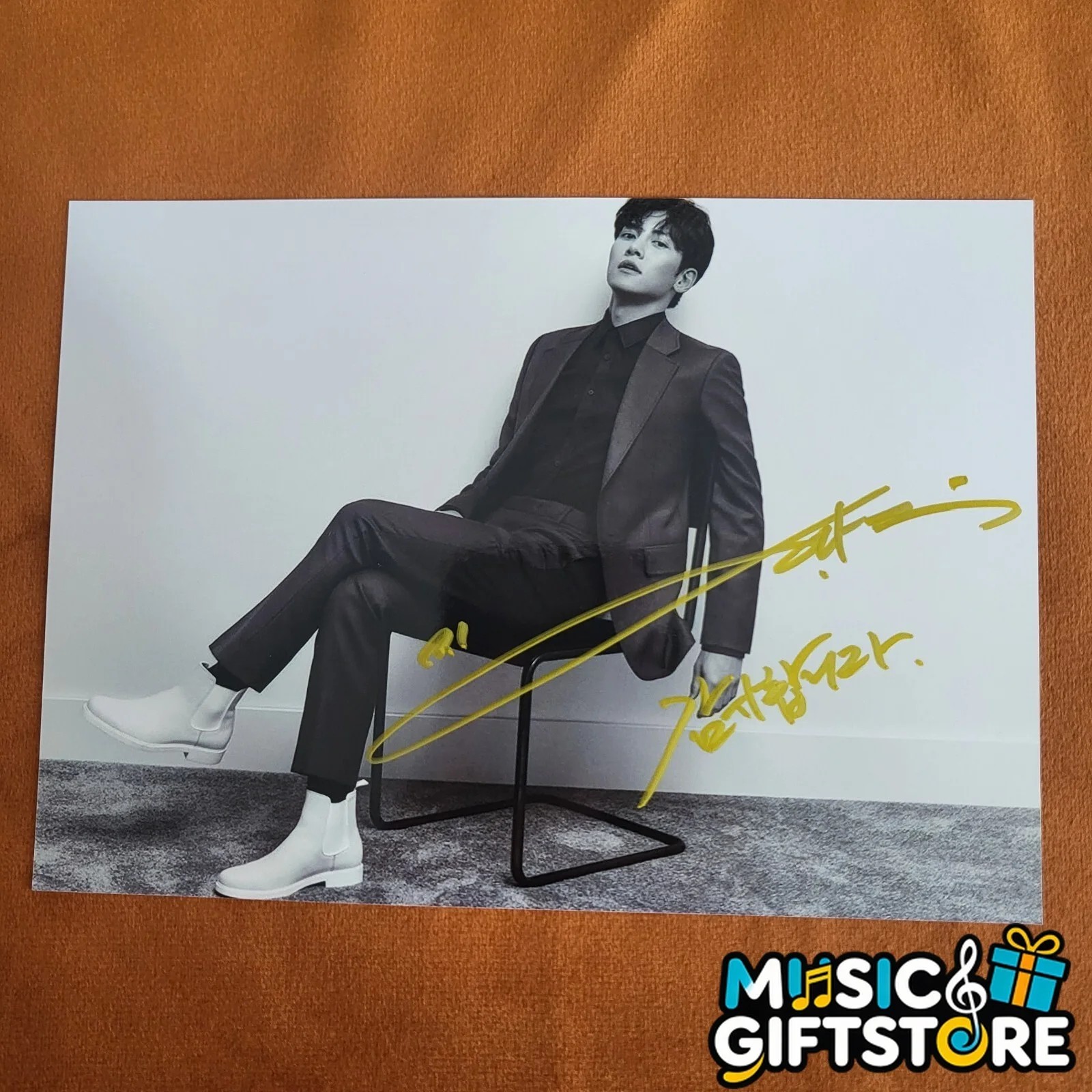 Ji Chang Wook Autographed Signed Photo K-POP COLLECTION 4*6 2024 #MUGS, изображение 3