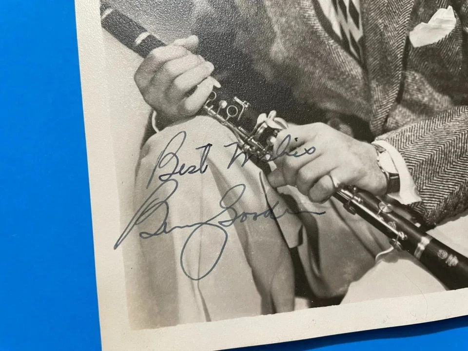 Benny Goodman Signed Inscribed Autographed 5 x 7 Photo, image 3