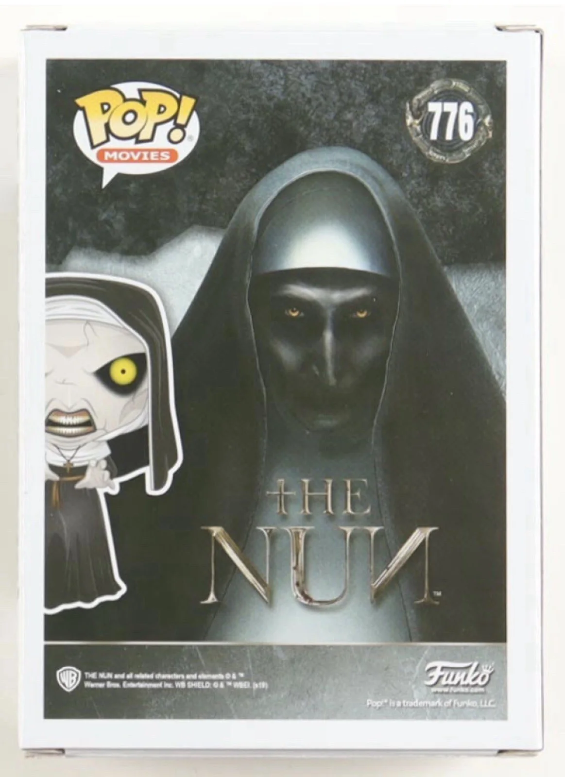 Bonnie Aarons Signed The Nun Funko Pop #776 Inscribed Horror JSA, изображение 3
