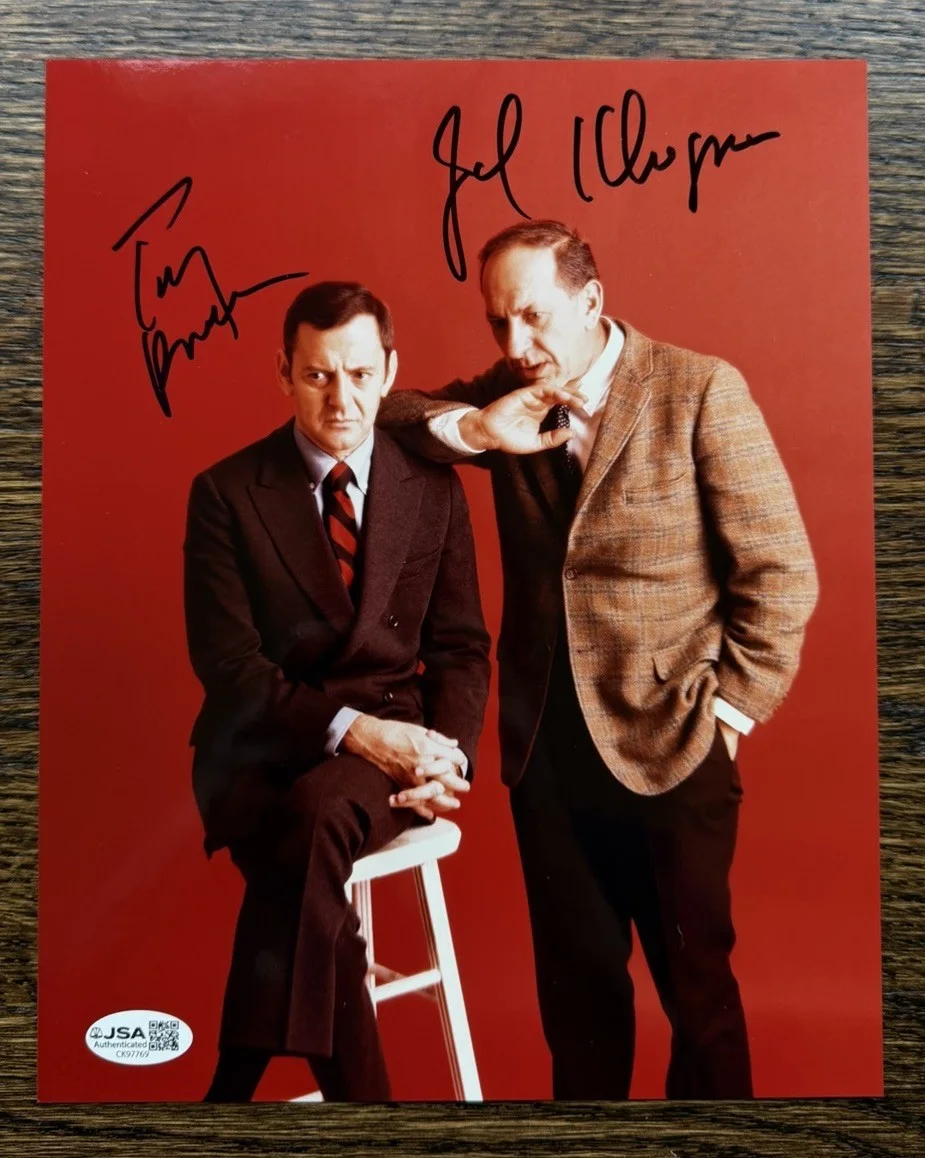 Randall, Klugman — The Odd Couple Randall and Klugman Autographed Signed 8x10 Photo JSA COA, image 2
