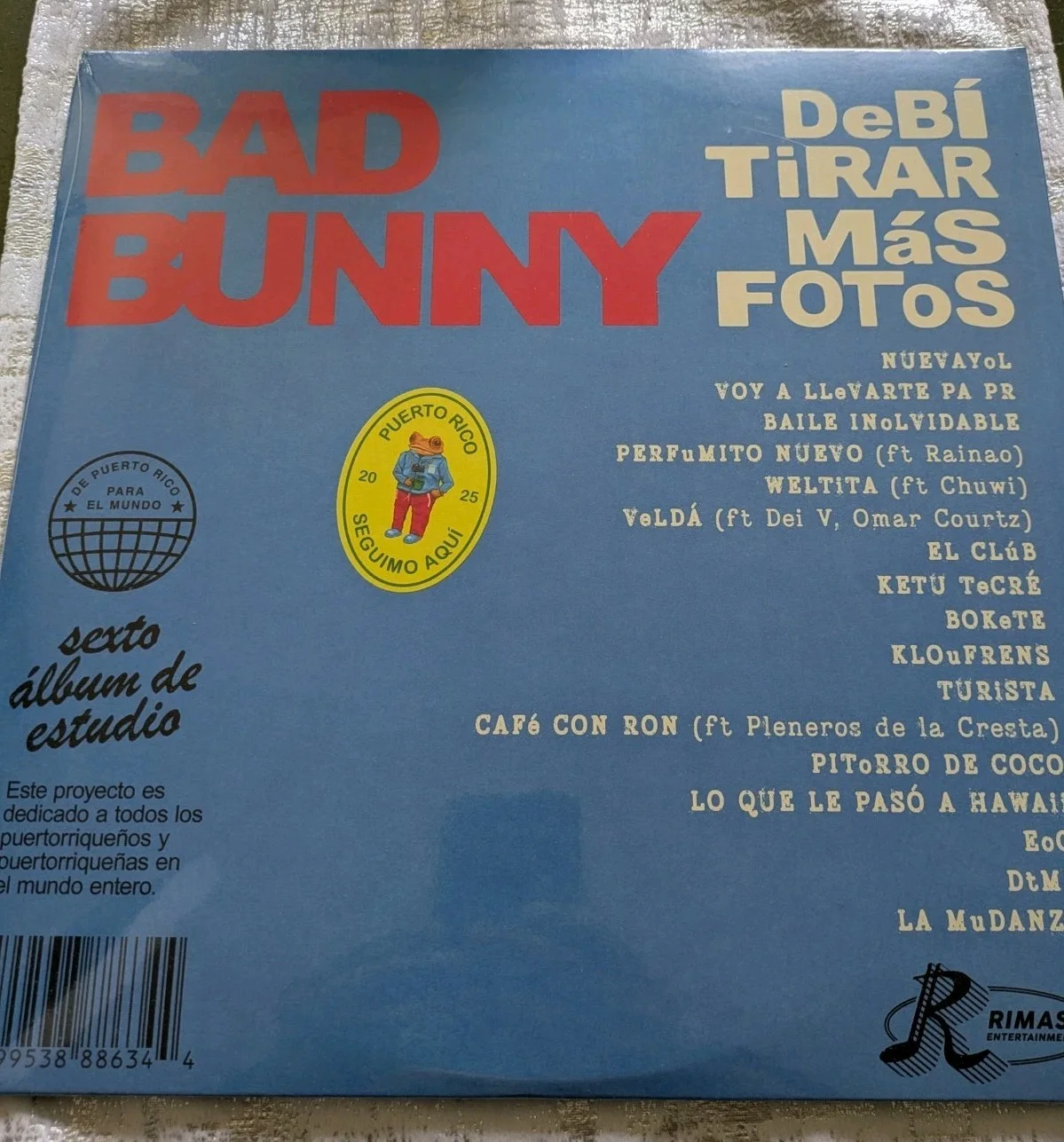 Bad Bunny DTMF Double Vinyl Red Exclusive Limited Edition.Benito Brand New PR, image 3