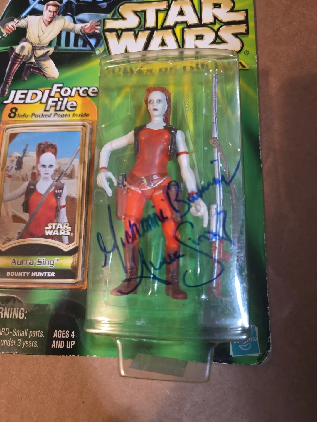Aurra Sing Rare Authentic Signed Action Figure Michonne Bourriague Star Wars, image 3