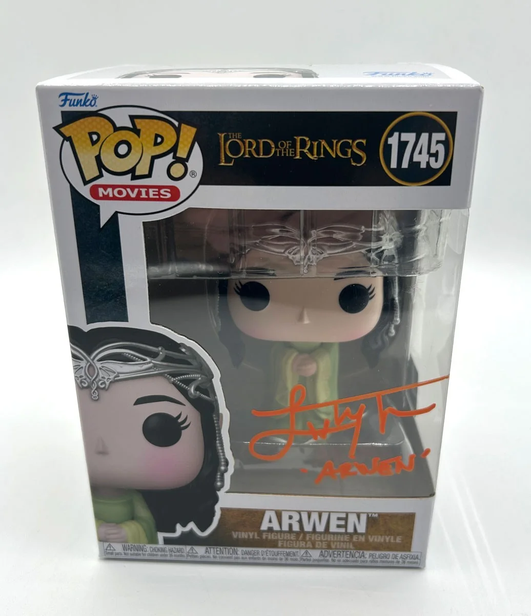 Liv Tyler — LIV TYLER SIGNED Arwen Funko POP! #1745 The Lord of The Rings - COA & PICTURE, изображение 2
