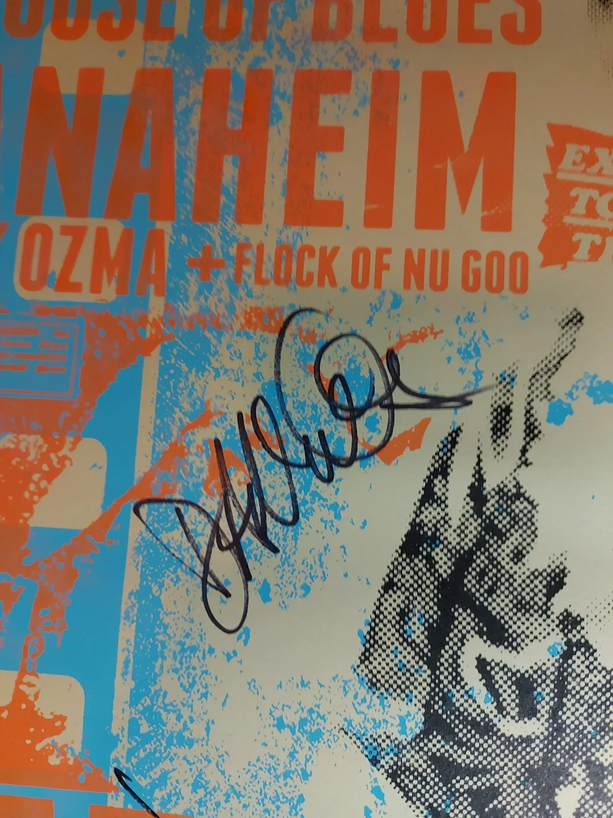 The Vandals Signed Poster 24" X 18" . 22nd Annual Christmas Formal. Dec. 23 2017, image 4
