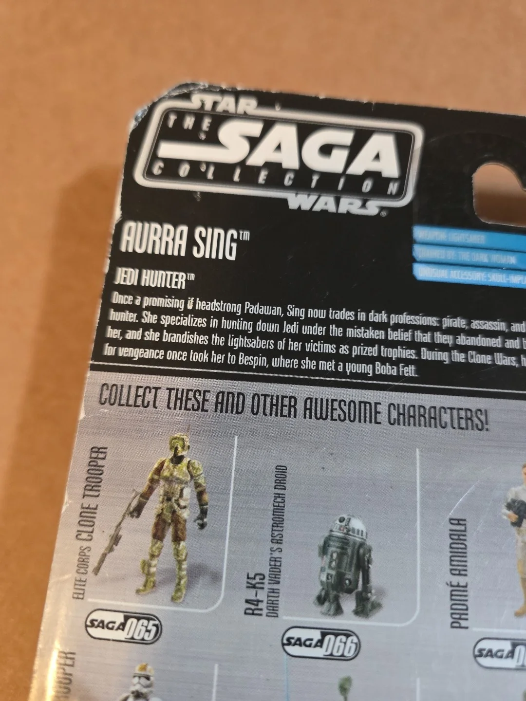 Aurra Sing Rare Authentic Signed Action Figure Michonne Bourriague Star Wars, image 5