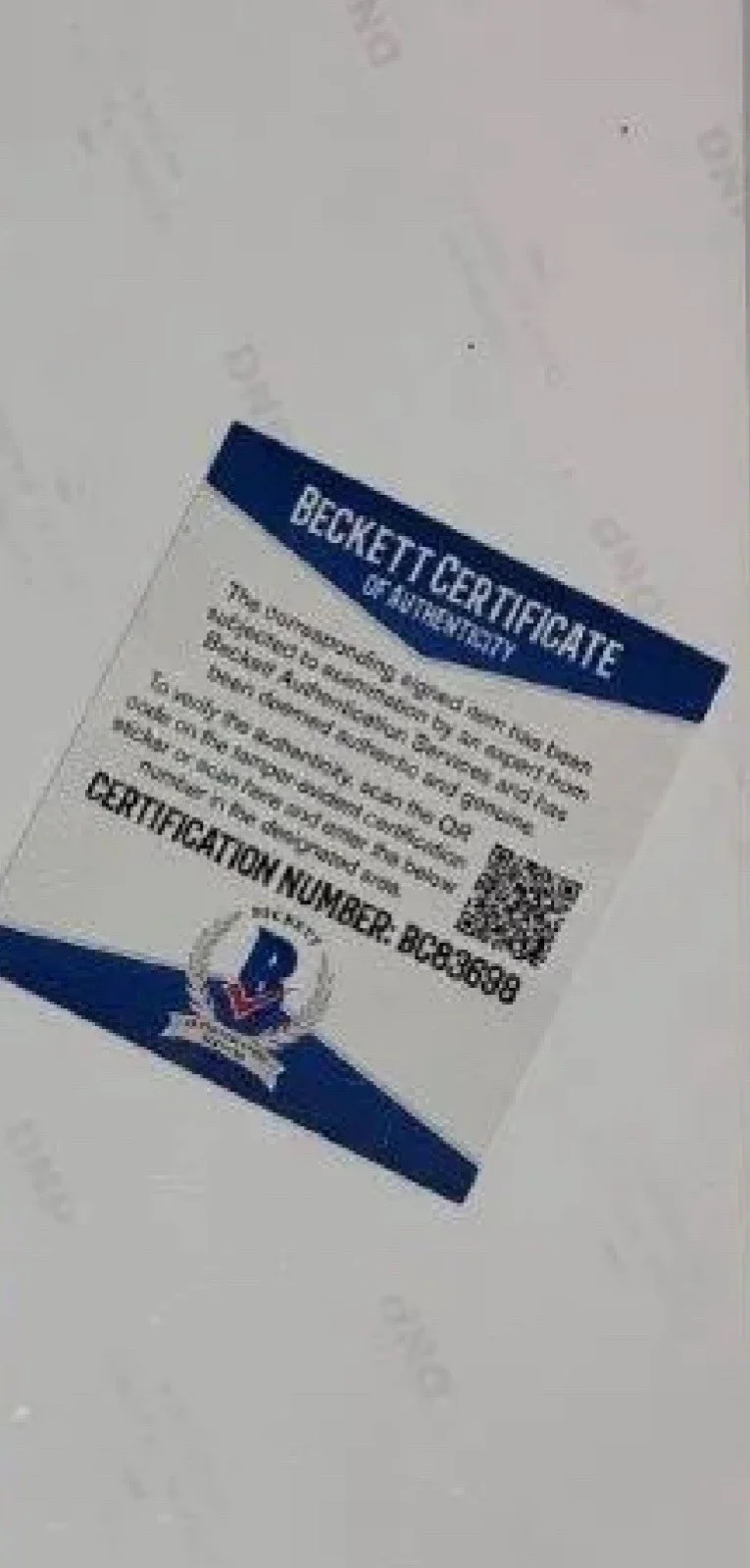 Billy Crystal Beckett COA Autograph w Bob Uecker Little League Trade Skit 1984, изображение 4