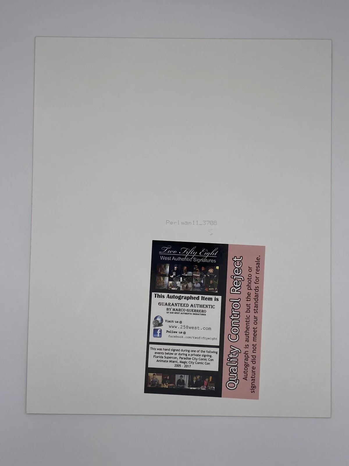 Ron Perlman — Ron Perlman Autographed Signed 8x10 Photo 258 West Authentic Hellboy Hand of God, image 2