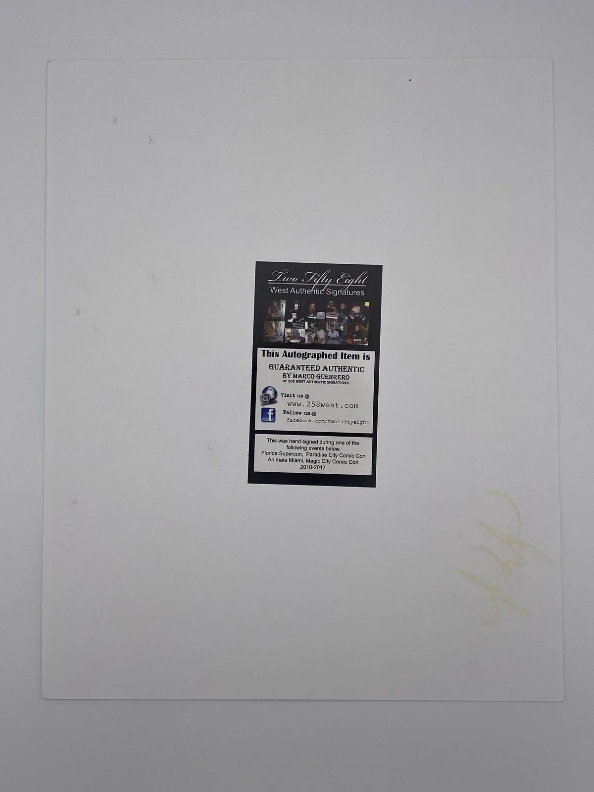 Laura Tyler — Laura Tyler Autographed Signed 8 x 10 Photo 258 West Authentic Face Off Champion, image 2