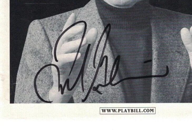 Frank Gorshin — FRANK GORSHIN JSA Double Autographed Playbill FREE SHIP! The Riddler JSA Not PSA, image 2