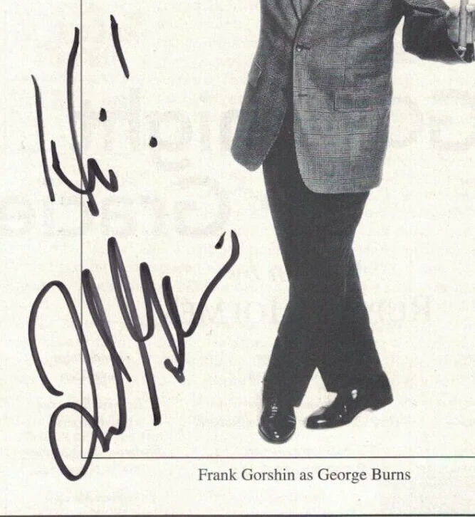 Frank Gorshin — FRANK GORSHIN JSA Double Autographed Playbill FREE SHIP! The Riddler JSA Not PSA, image 5