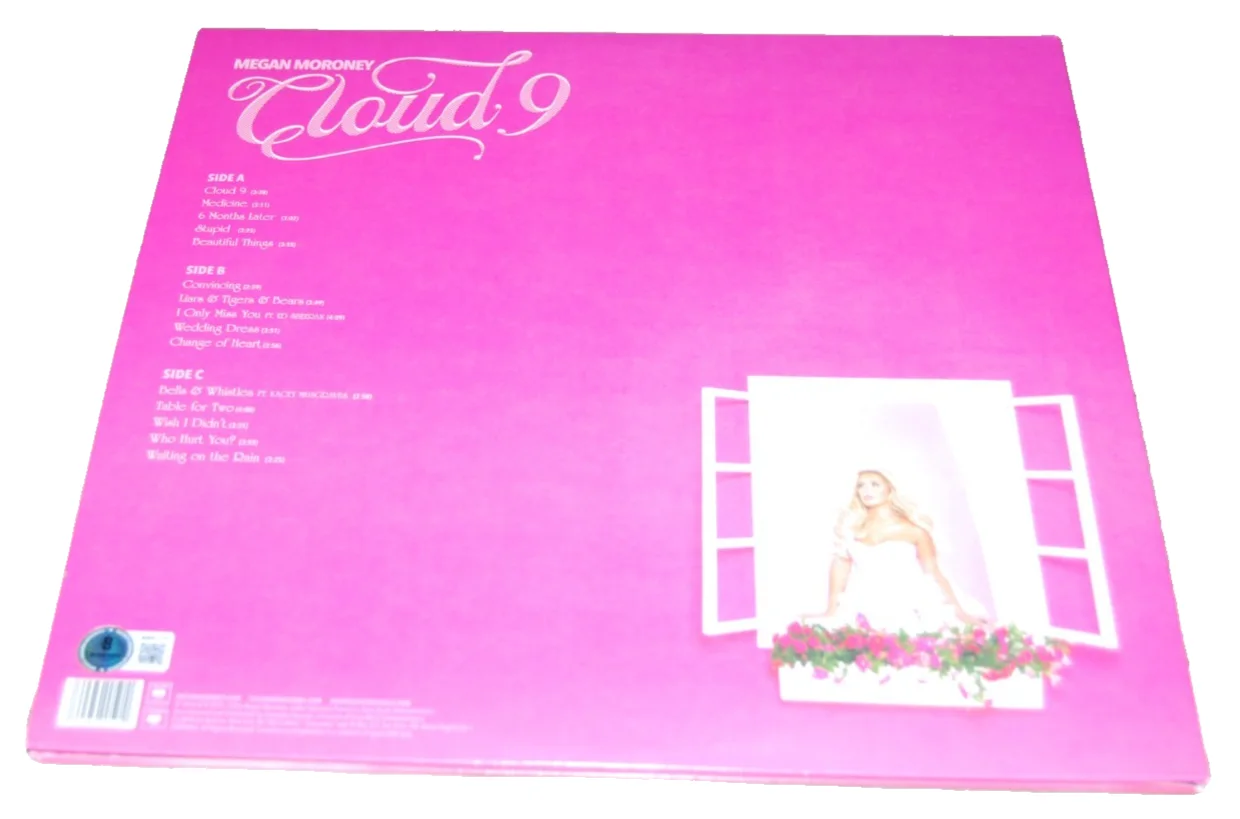 MEGAN MORONEY signed (CLOUD 9) autograph Vinyl record Album BECKETT BAS BW61774, image 2
