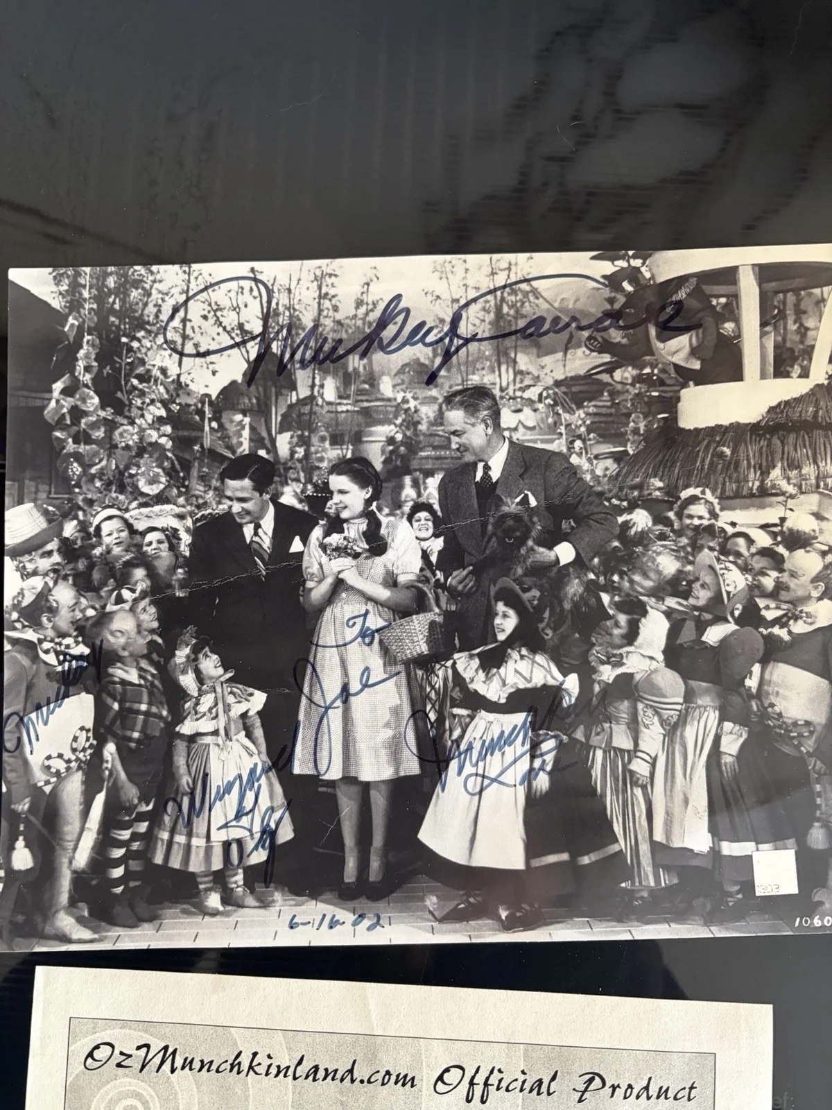Mickey Carroll — Wizard of Oz Autographed Photo Signed by Mickey Carroll, изображение 2