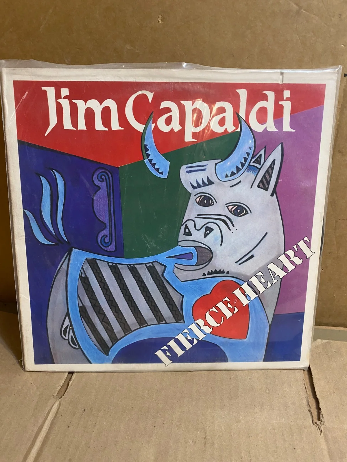 JIM CAPALDI Fierce Heart Lp Vinyl, изображение 3