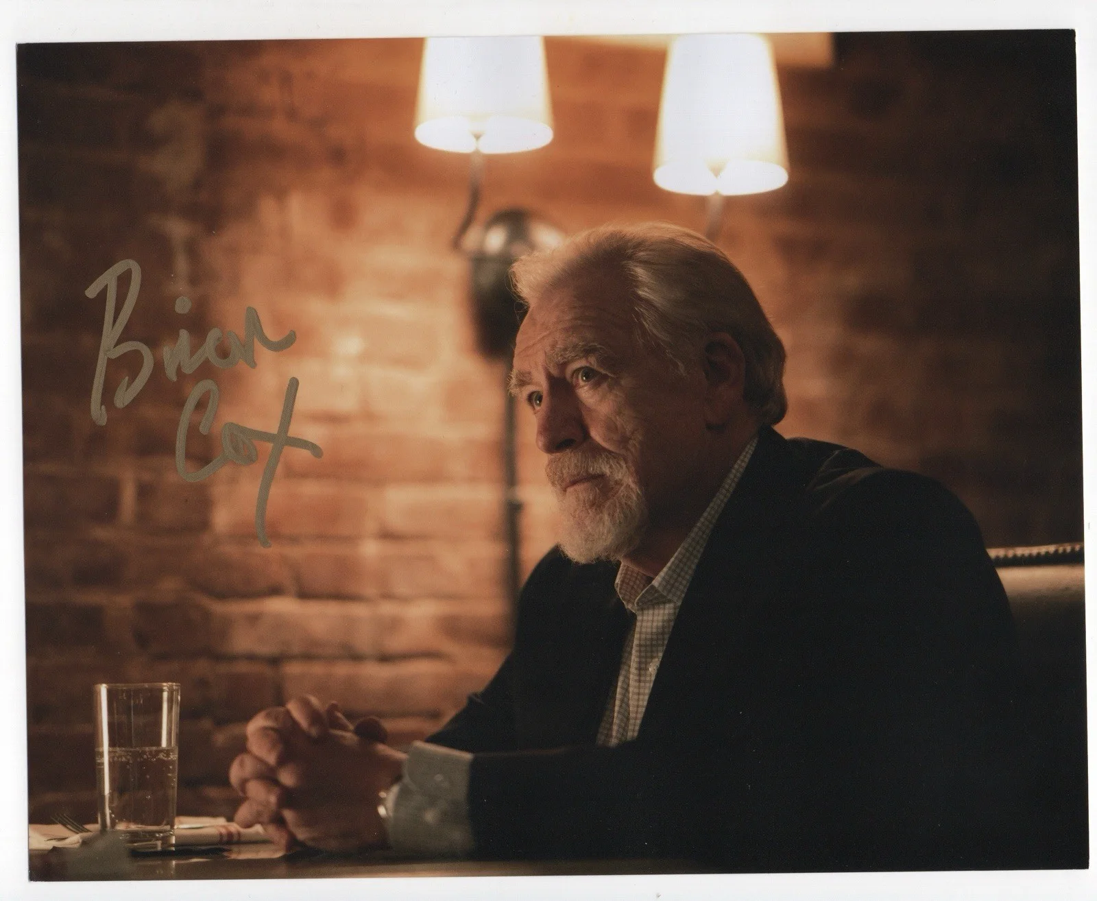 Brian Cox — Brian Cox signed autograph 8x10 Photo No COA Pass BAS PSA JSA Logan Succession