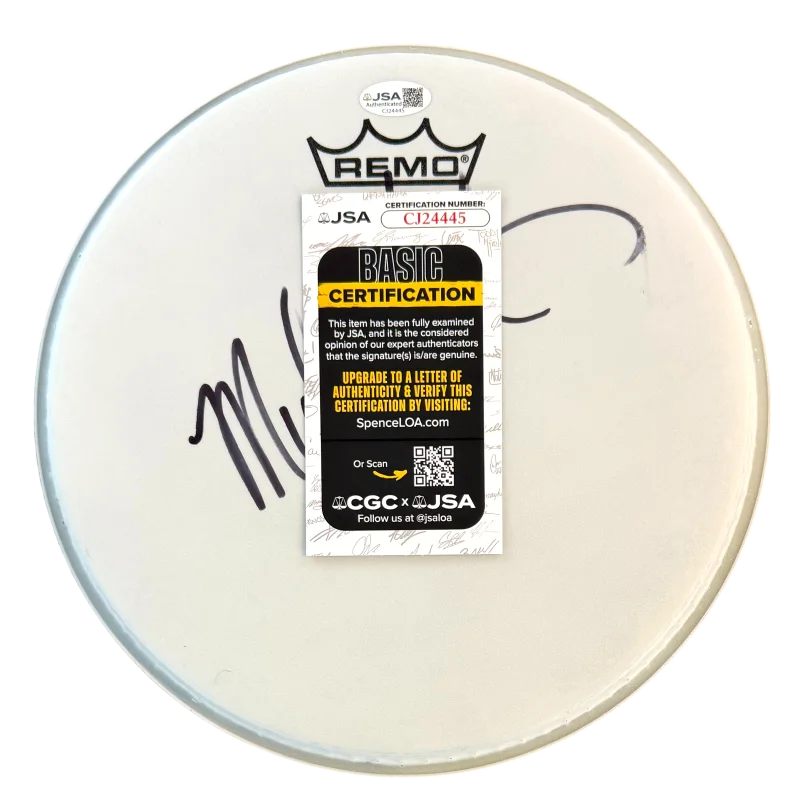 Mickey Hart — Mickey Hart Grateful Dead Signed Autograph 10" Drumhead - Aoxomoxoa w/ JSA COA, image 2