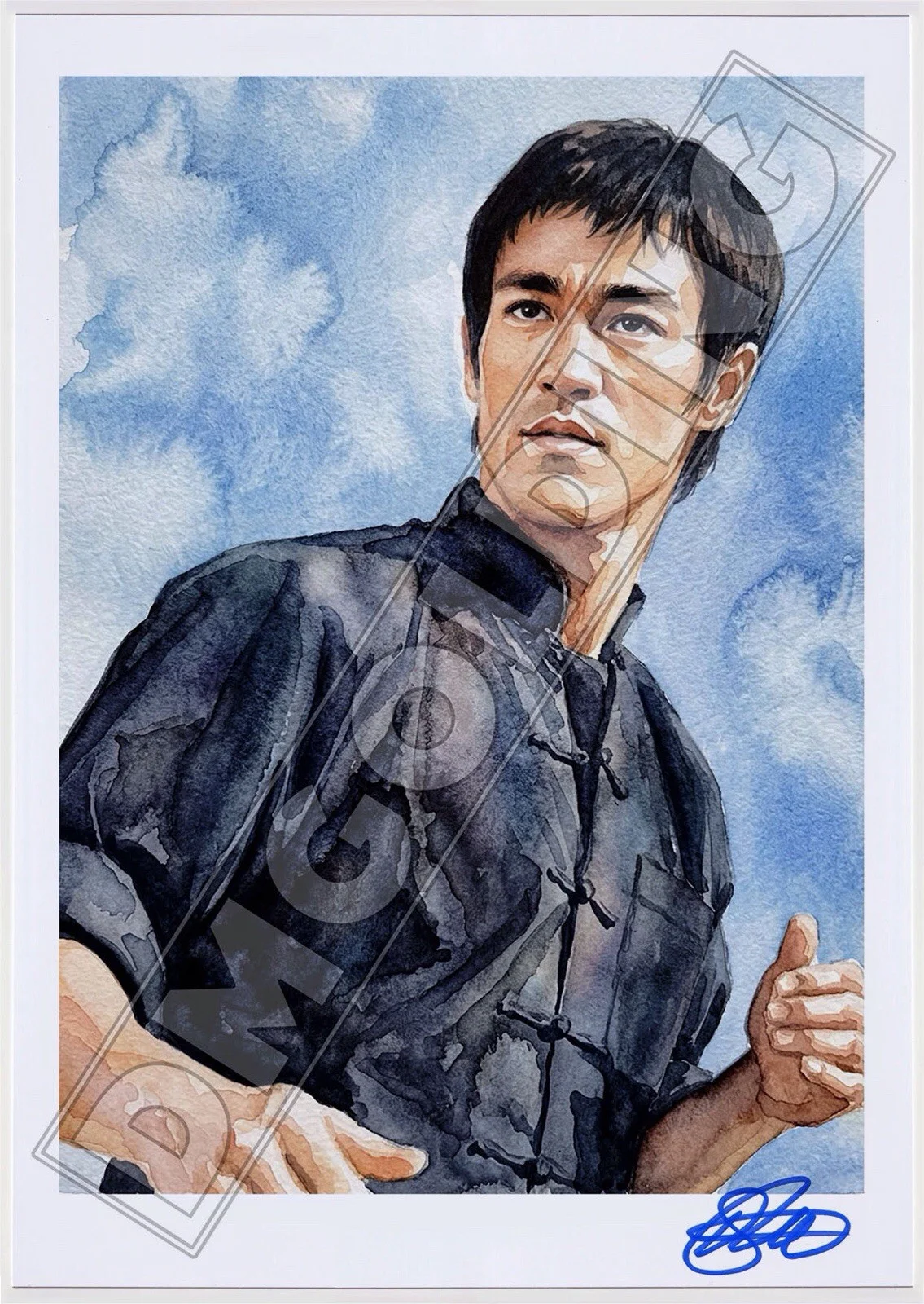 10 GICLÉE BRUCE LEE FINE ART PRINTS SET SIGNED BY ARTIST - ENTER THE DRAGON, изображение 3